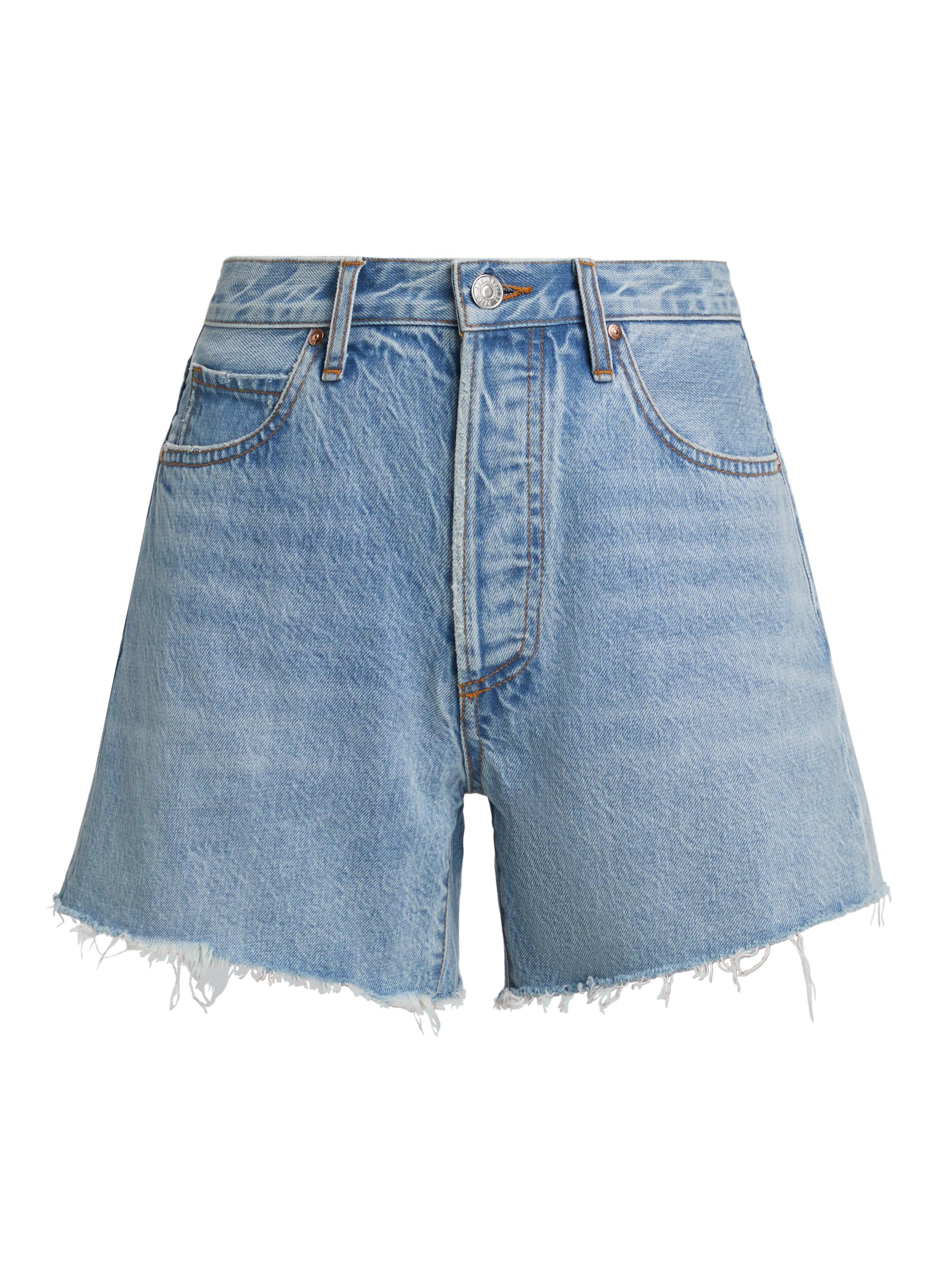 Paige Women's Archie Raw-Hem Shorts - Tayce Distressed