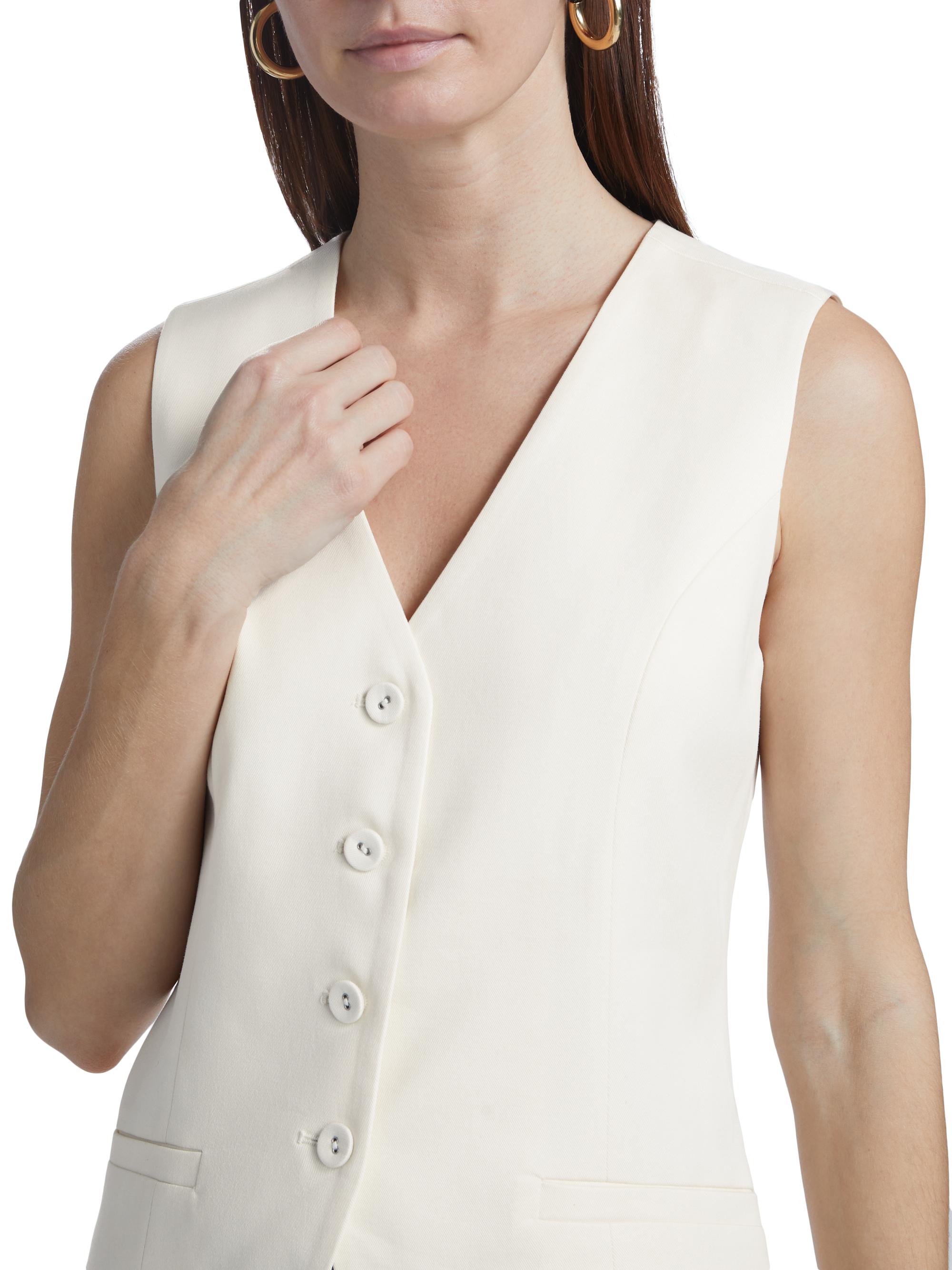 トップス Venica Camisole tailored vest Paige V-Neck Tailored Vest | Saks Fifth Avenue