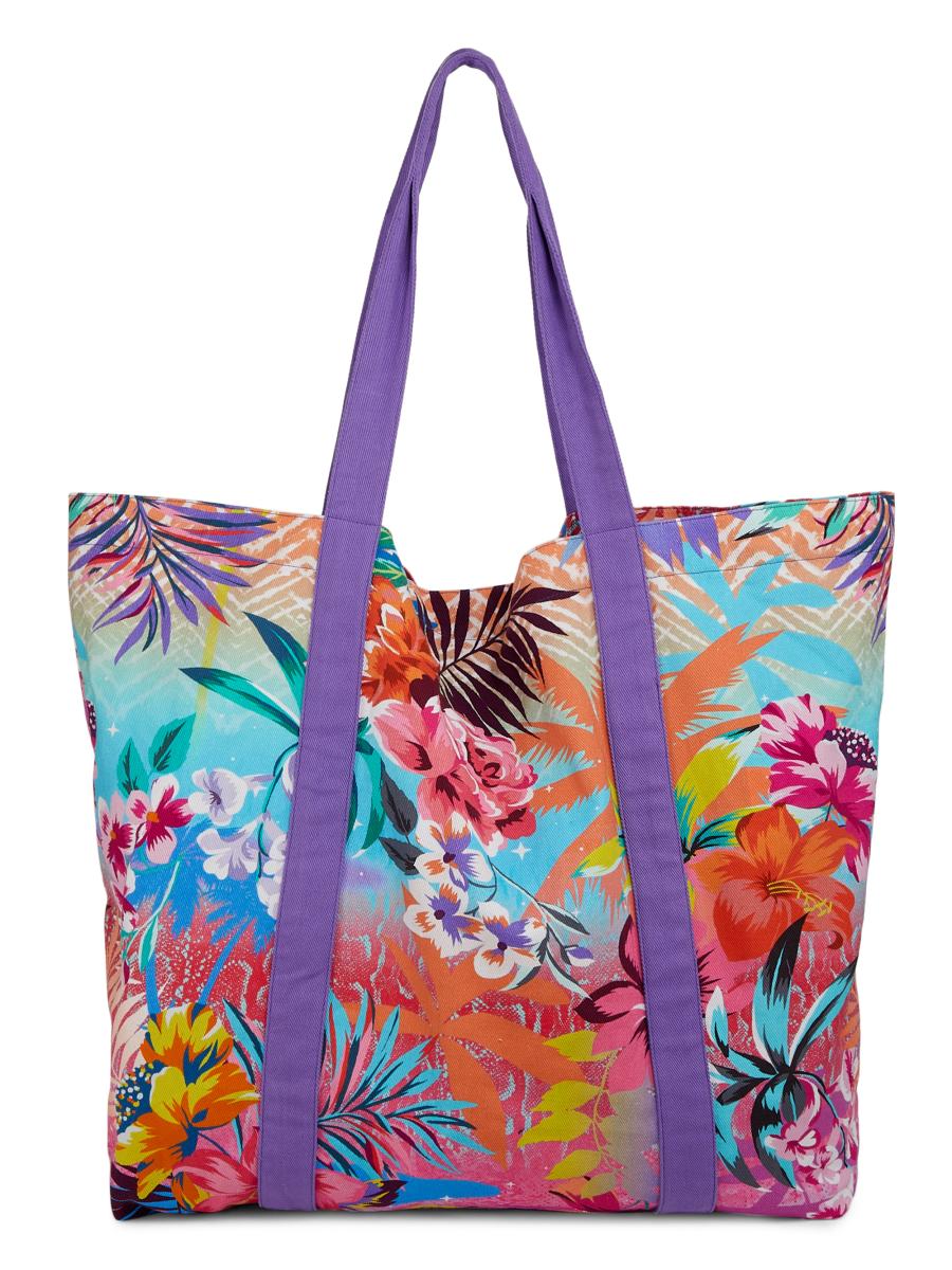 Johnny Was ゼル・コットン・キャンバス・ビーチ・トート Johnny Was Zeru Cotton Canvas Beach Tote | Saks Fifth Avenue