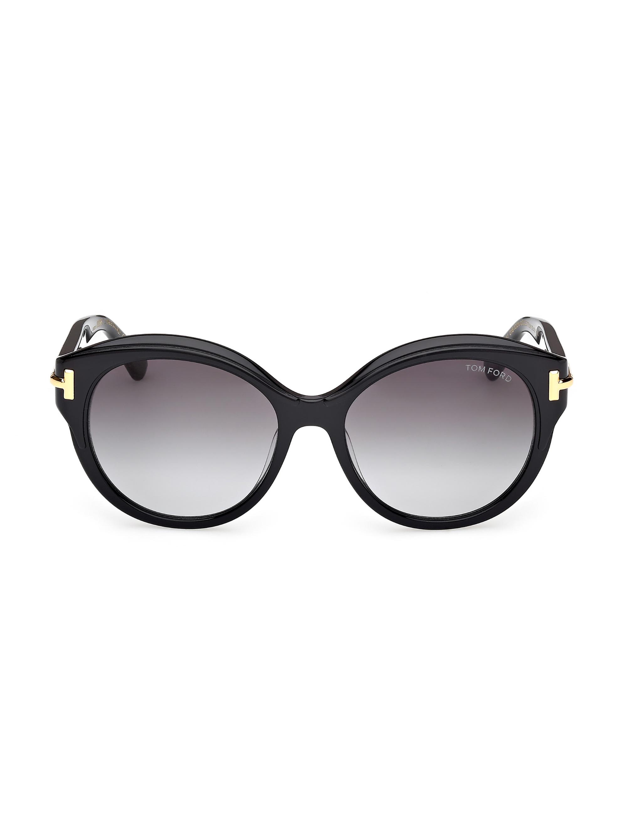TOM FORD TOM FORD ICON 57MM Round Sunglasses | Saks Fifth Avenue
