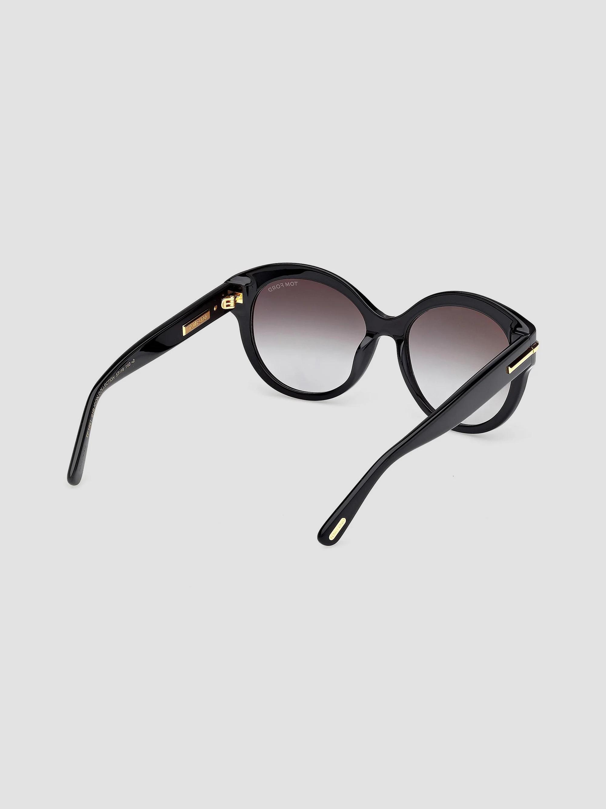 Tom Ford 57mm Women\'s Sunglasses Tom Ford FT 0920 Plastic Womens Square Sunglasses Black 57mm  main image 4