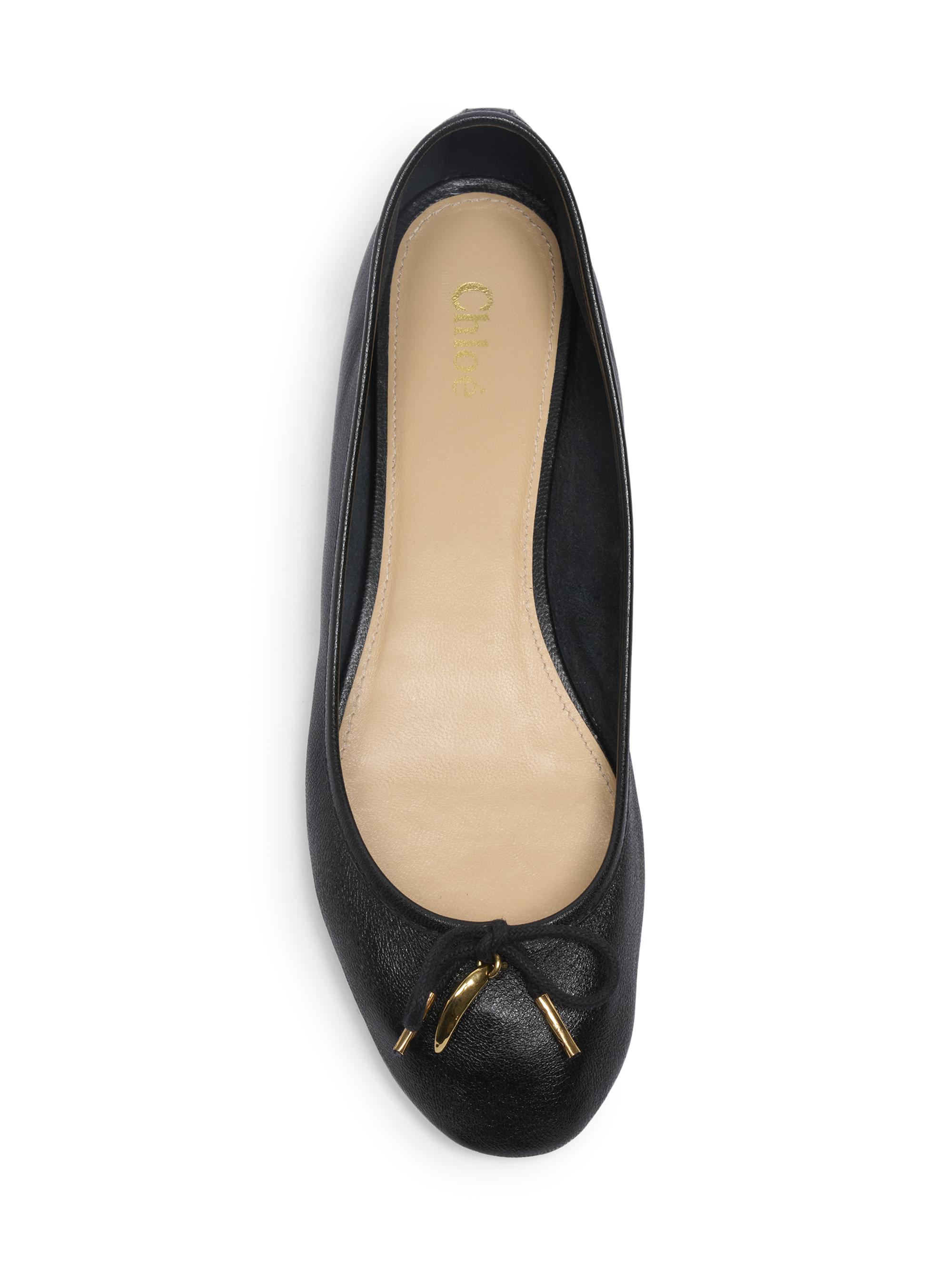 Chloé Iris Leather Ballet Flats | Saks Fifth Avenue