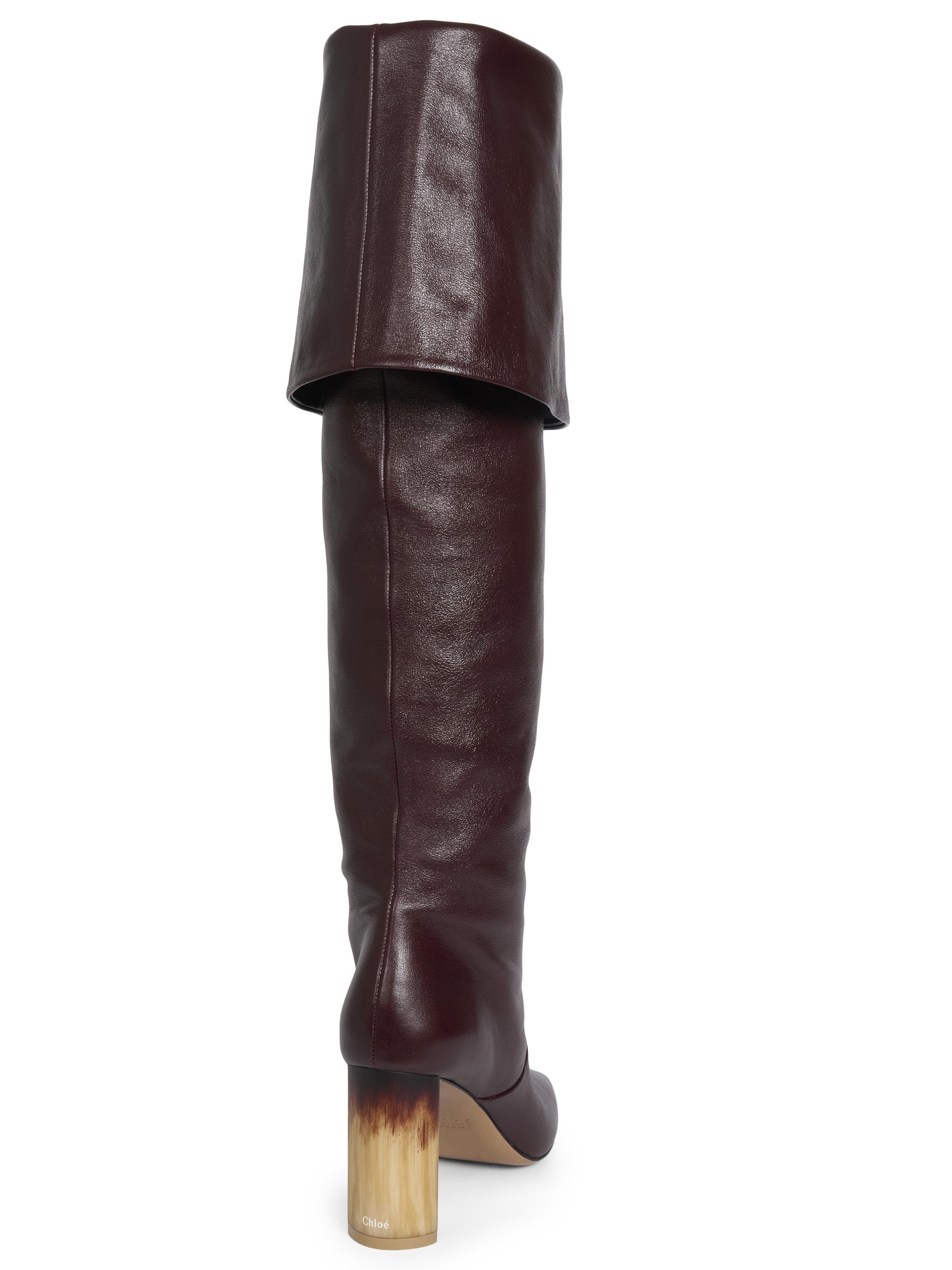 Chloé Georgia Leather Over-the-Knee Boots | Saks Fifth Avenue