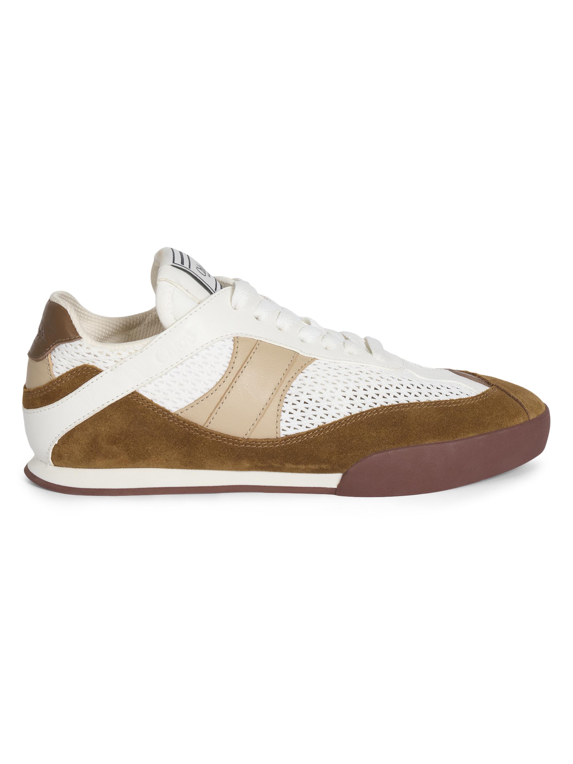 Chloé Women's  Kick Low-Top Sneakers - Natural Brown