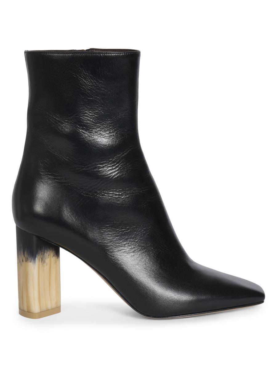 Chloé Georgie Leather Booties | Saks Fifth Avenue