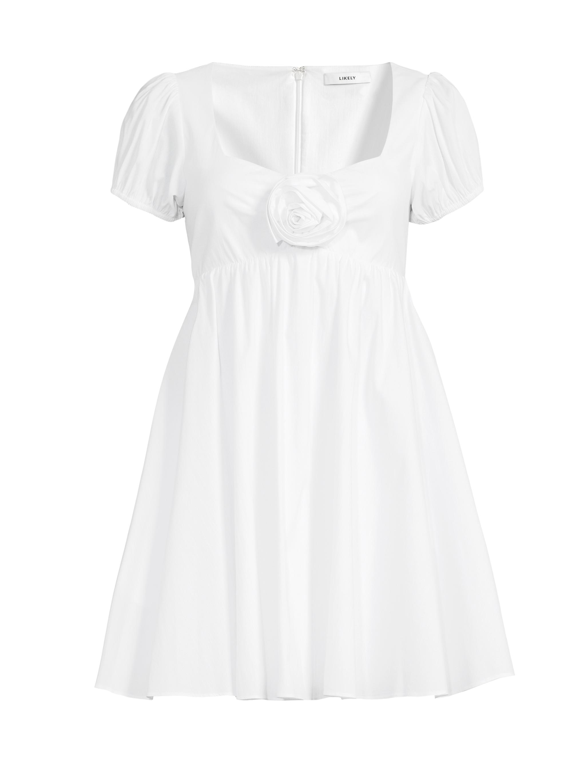 Likely Women's Rue Rosette Minidress - White