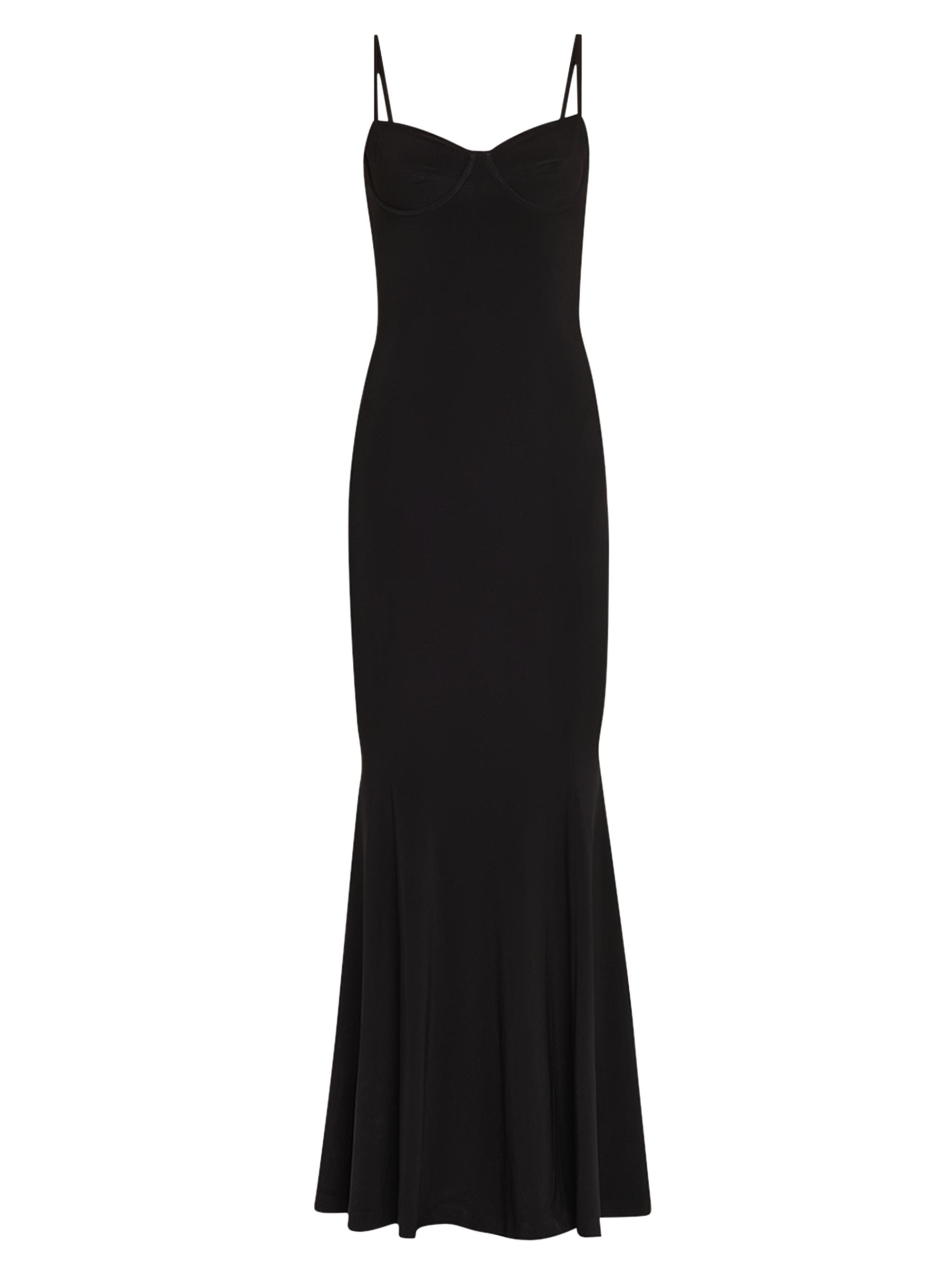 Norma Kamali Women's Underwire Fishtail Gown - Black