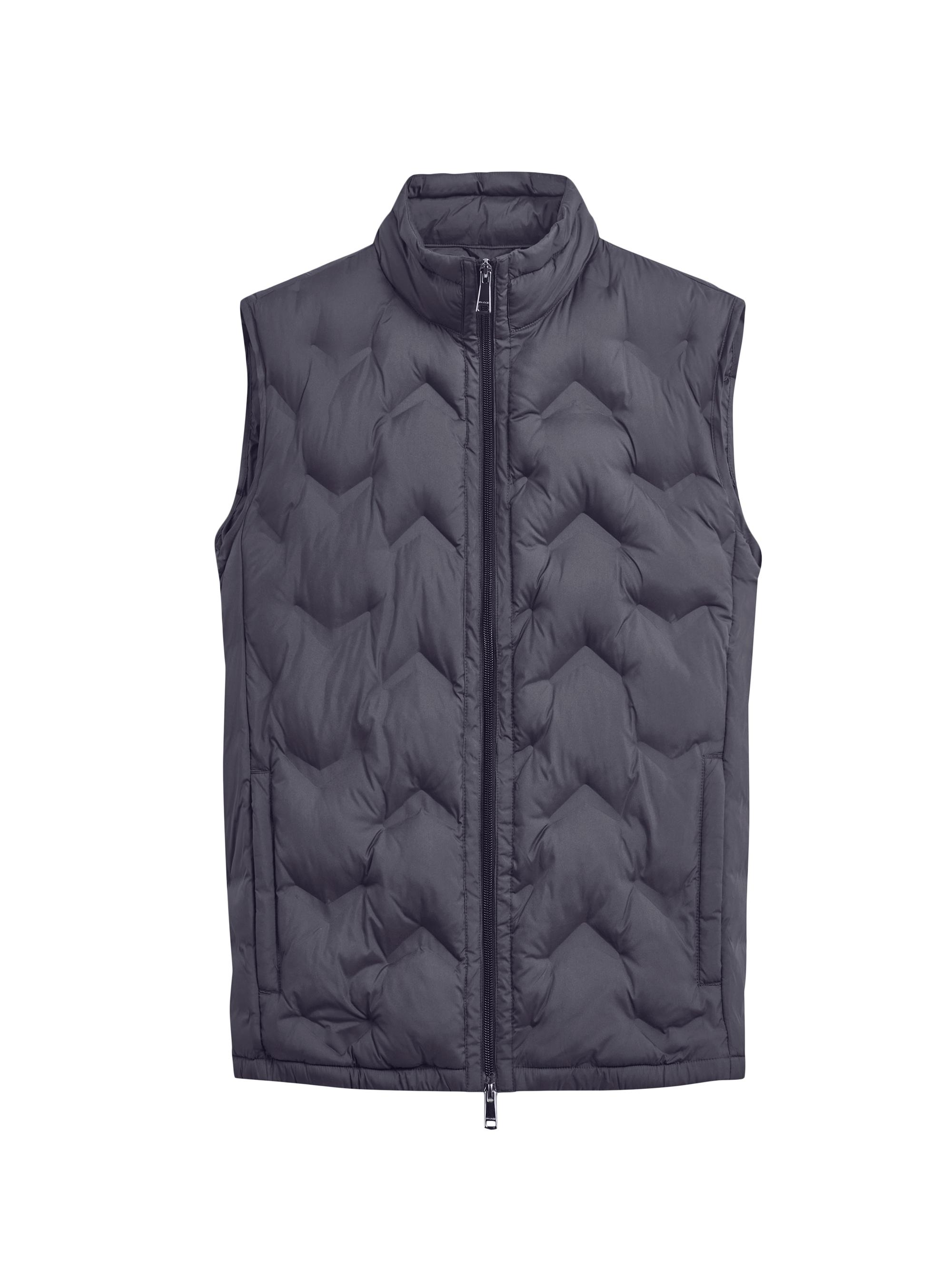 Bugatchi Men's Sleeveless Quilted Vest - Black