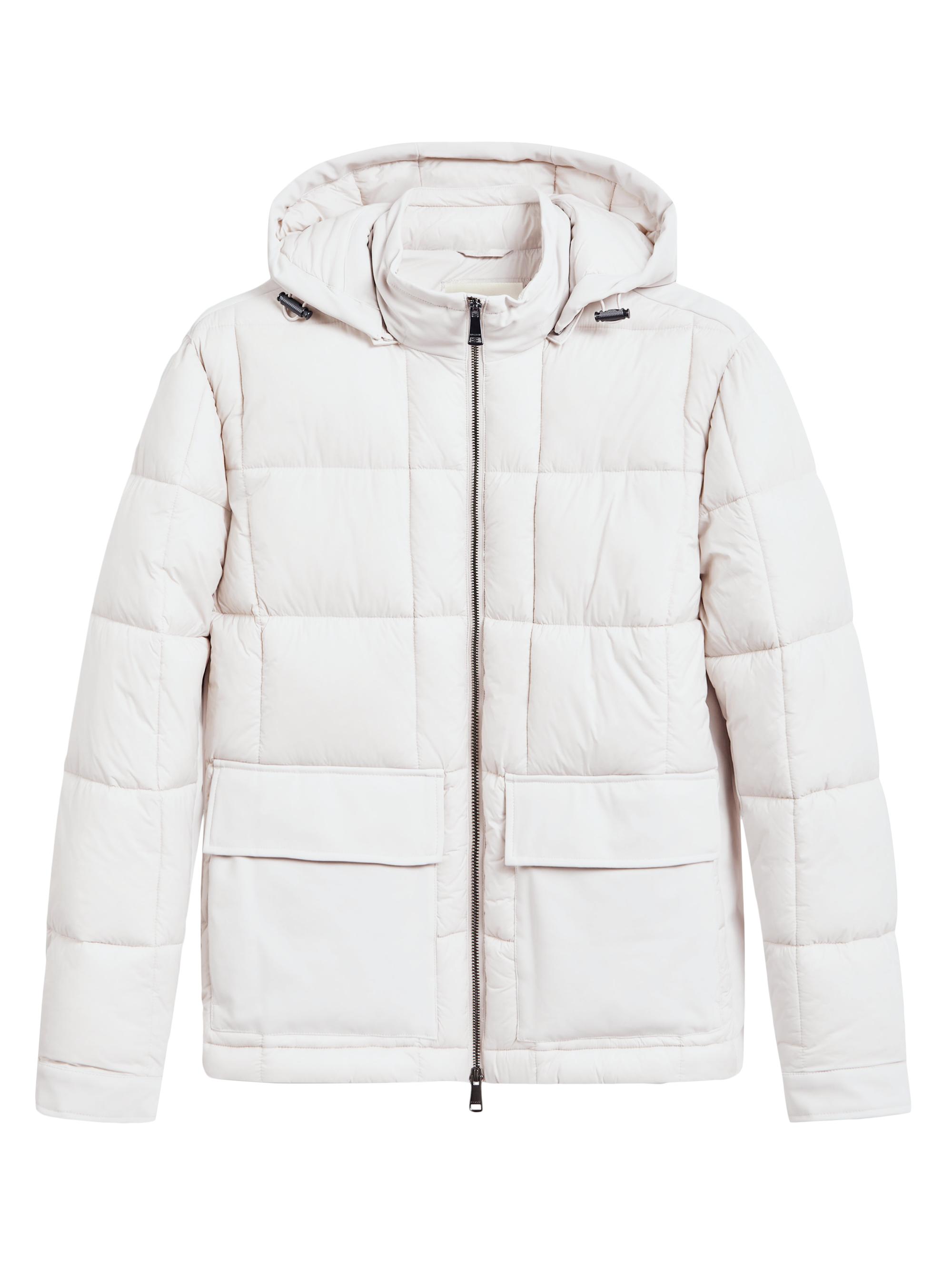 Bugatchi Men's Quilted Field Jacket - Stone