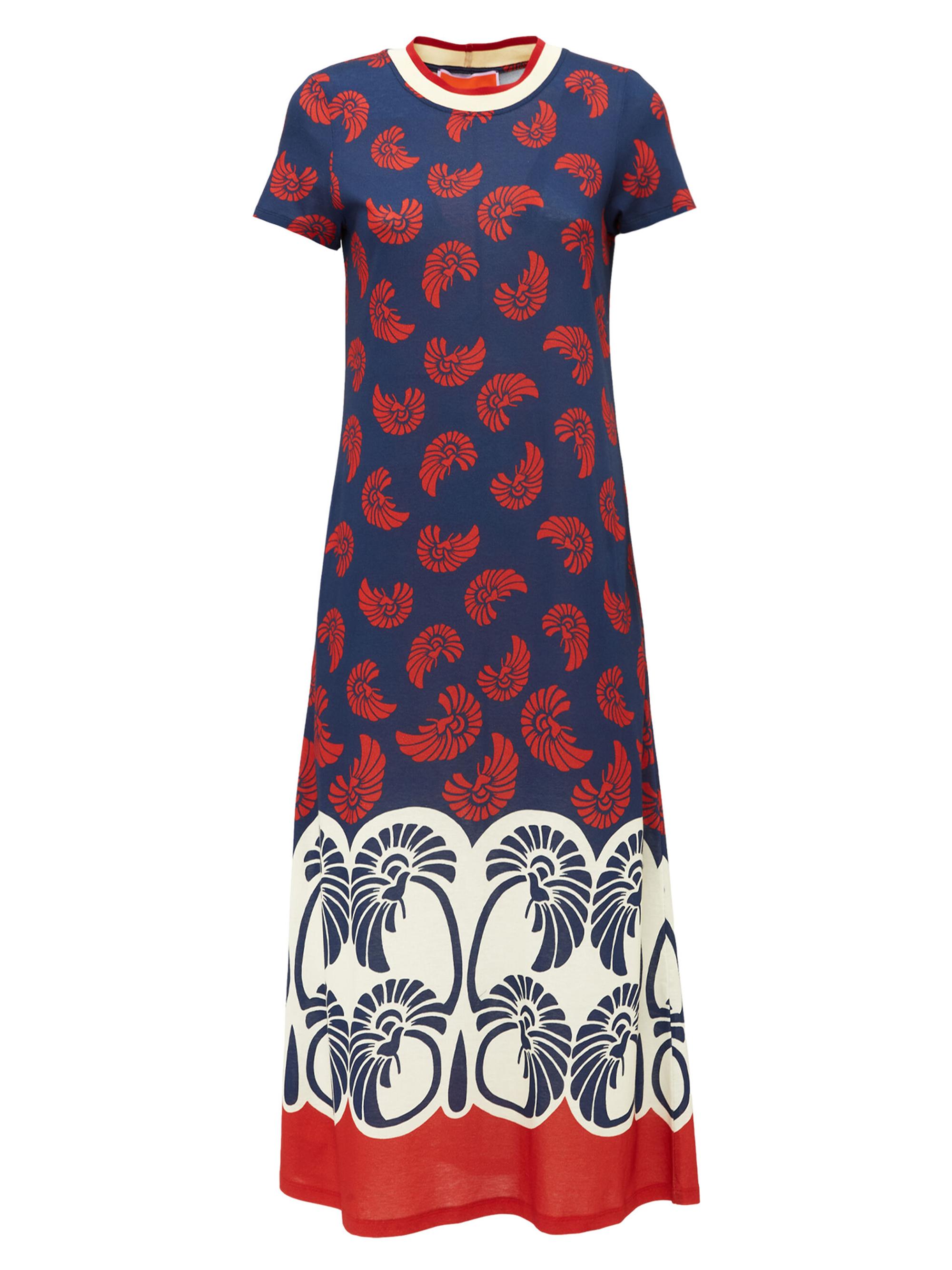 La DoubleJ Women's Sporty Swing Dress - Palmetto Placee Navy