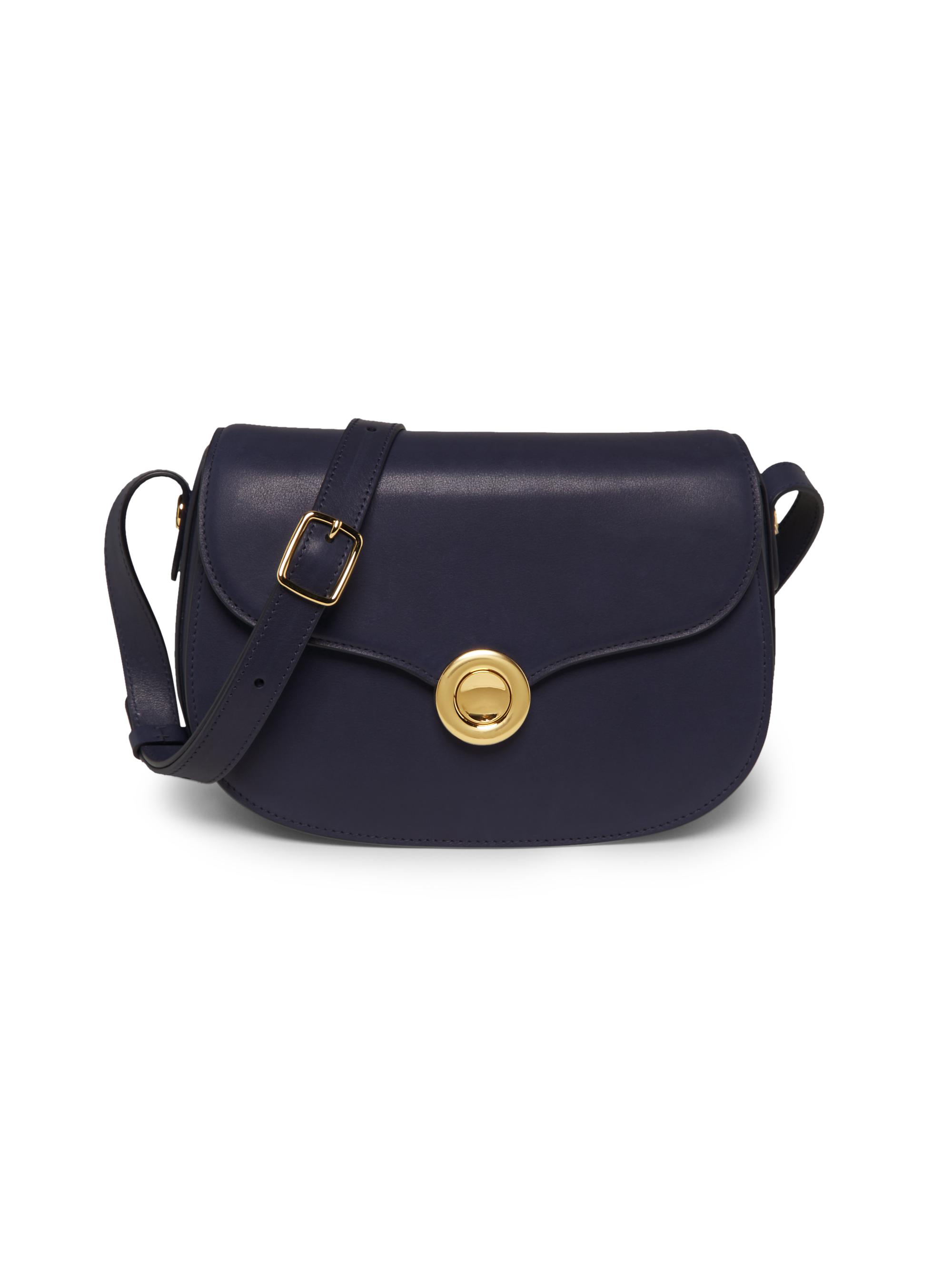 Loro Piana Women's Ghiera  Velvet Leather Crossbody Bag - Underwater Blue
