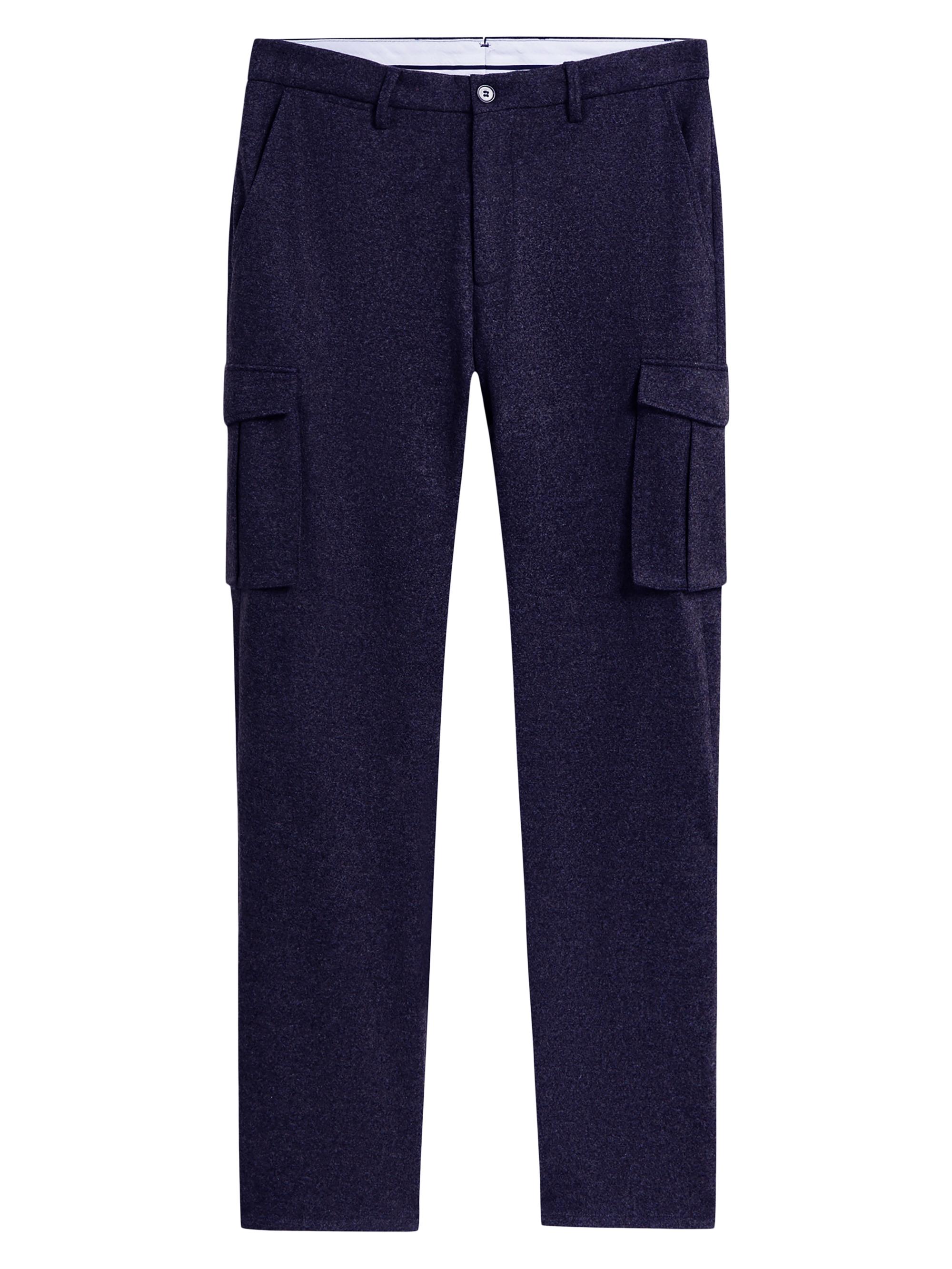 Bugatchi Men's Cargo Slim-Fit Pants - Navy
