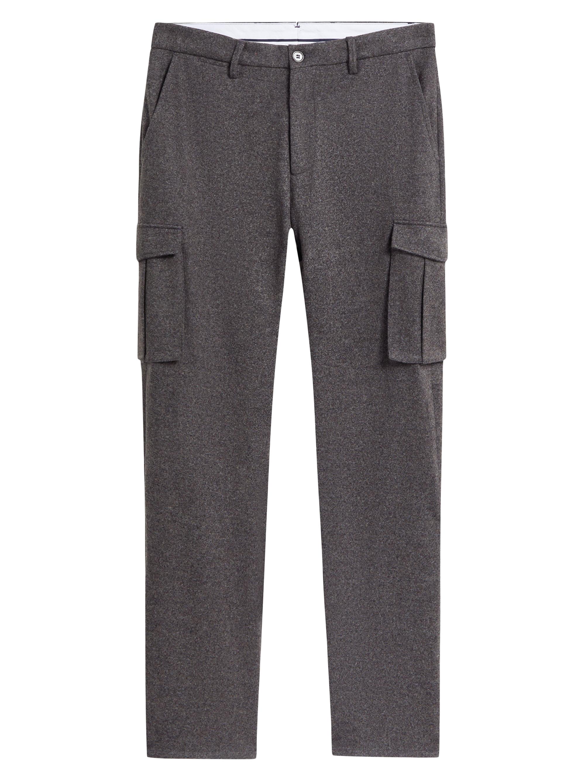 Bugatchi Men's Cargo Slim-Fit Pants - Zinc