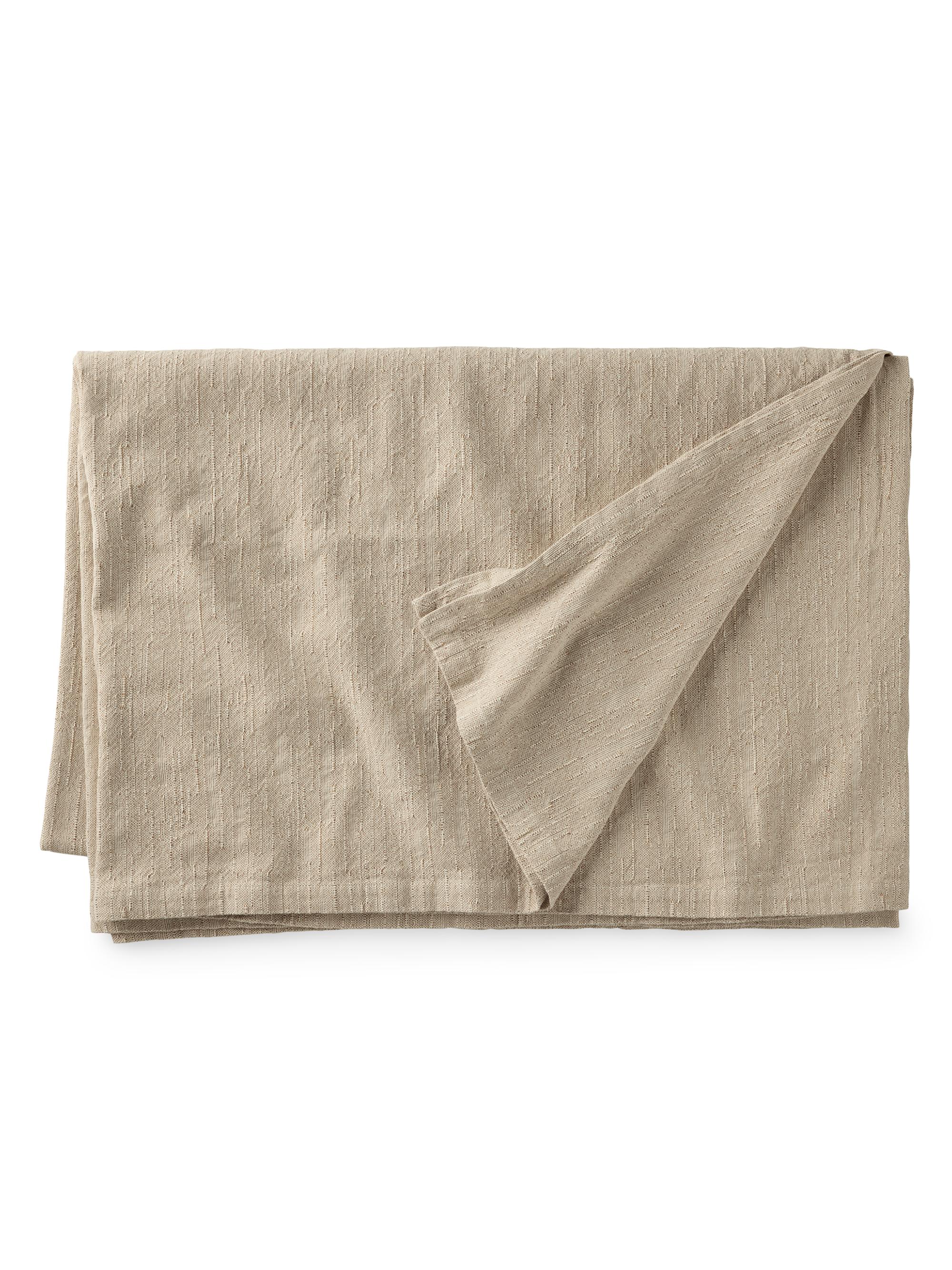 Coyuchi Toro Canyon Organic Tablecloth - Alpine White