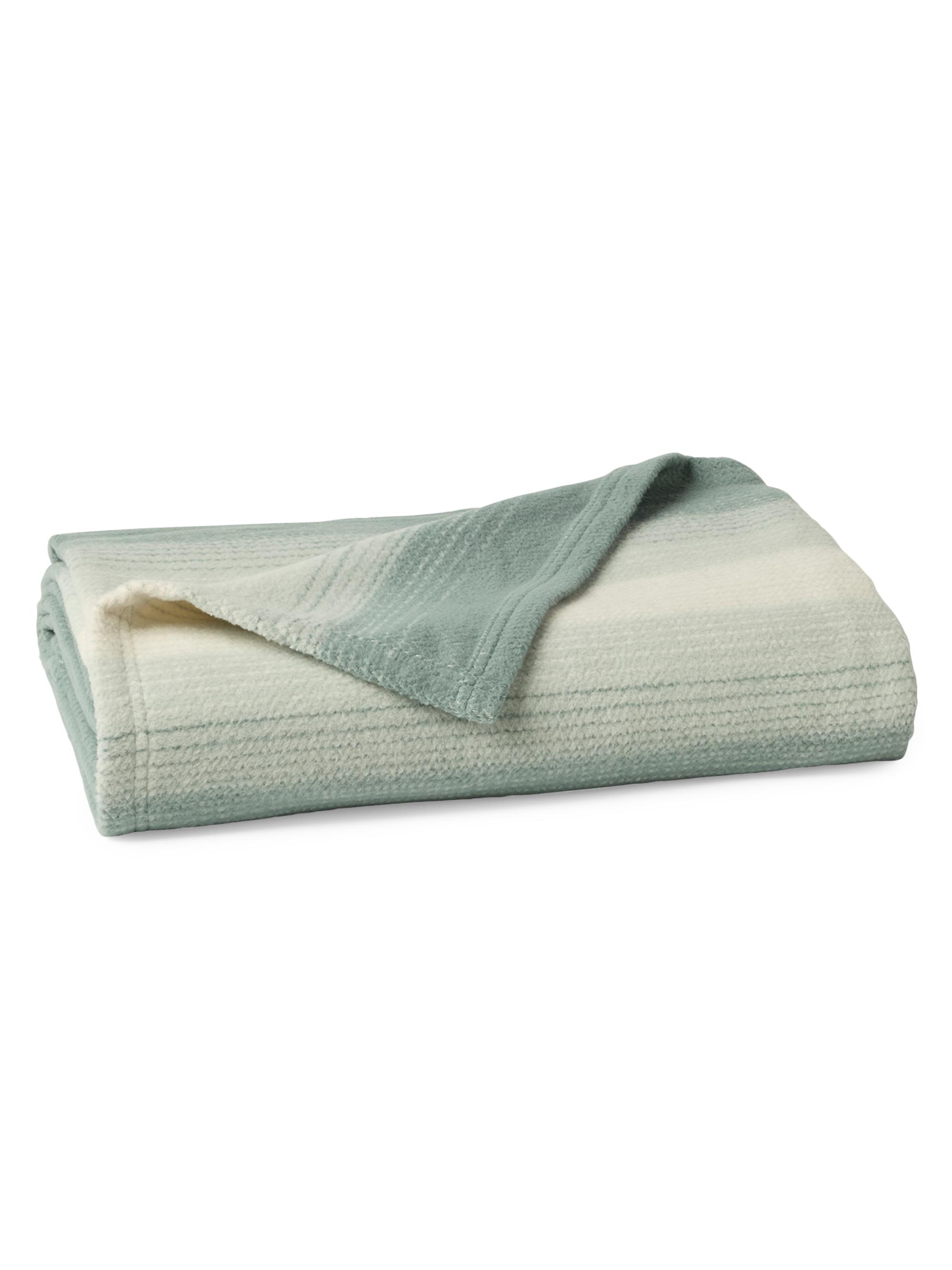 Coyuchi Horizon Supersoft Organic Throw - Camel Ombre