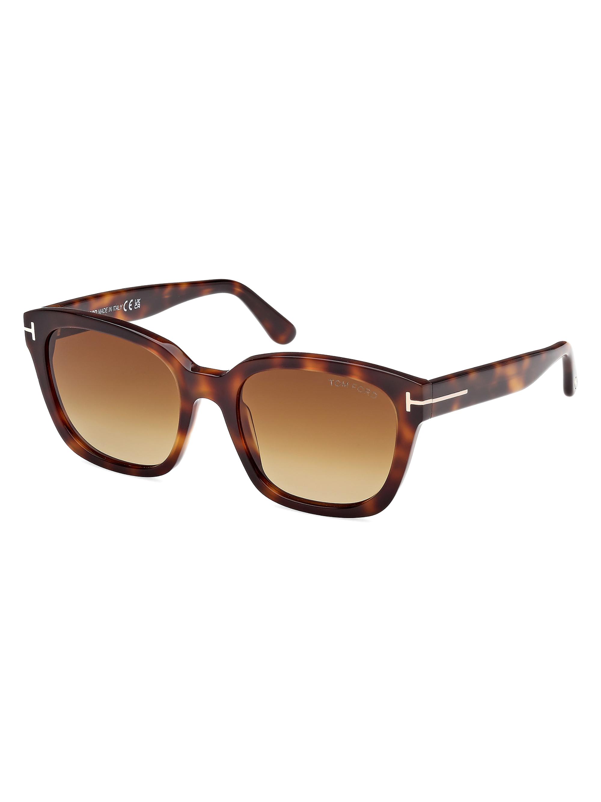 TOM FORD ブラウン スクエア サングラス TOM FORD Amarra 55MM Square Sunglasses | Saks Fifth Avenue