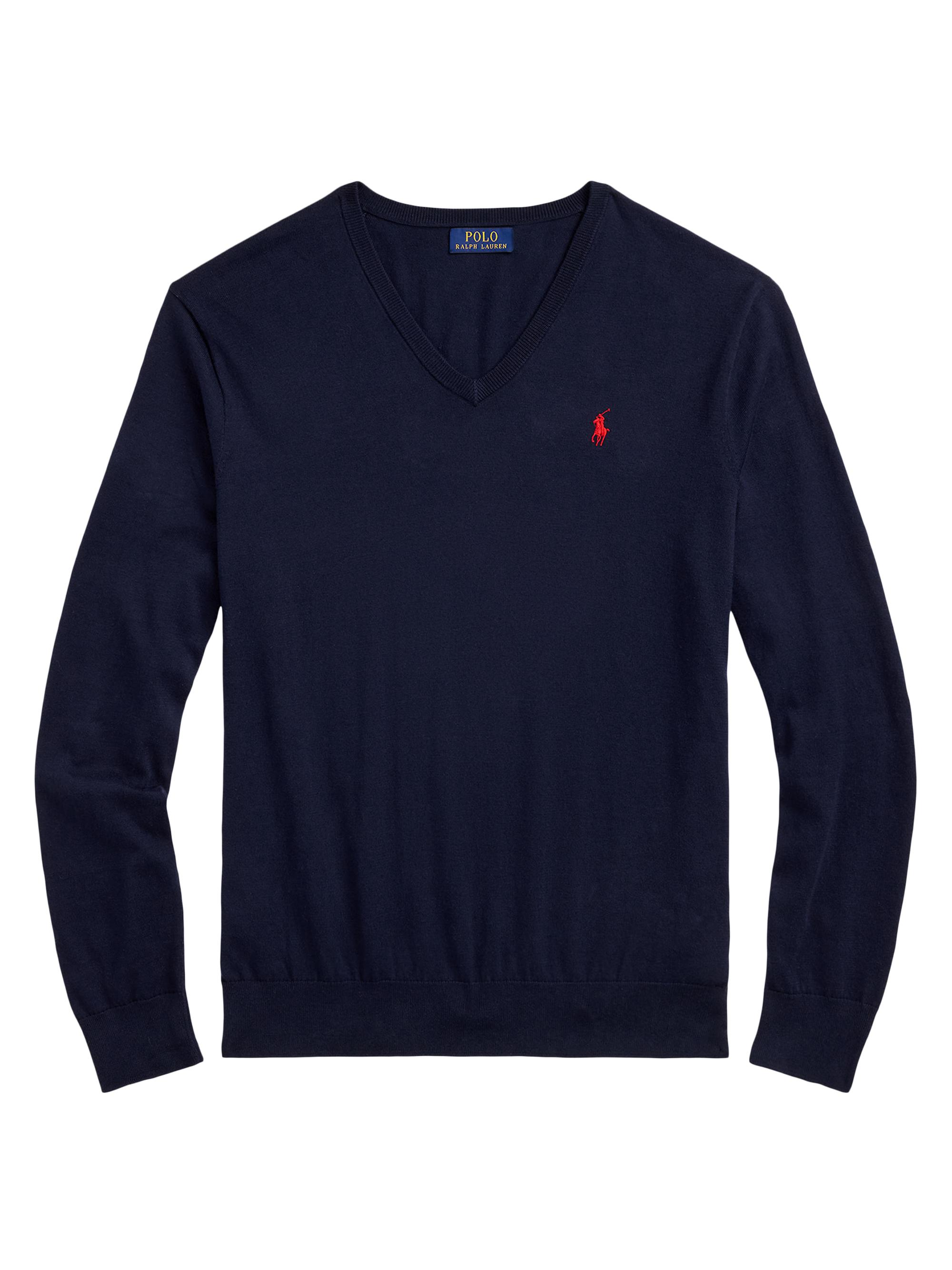 POLO Ralph Lauren Ｖneck sweater  ネイビー 0400022292778_HUNTERNAVY?wid=