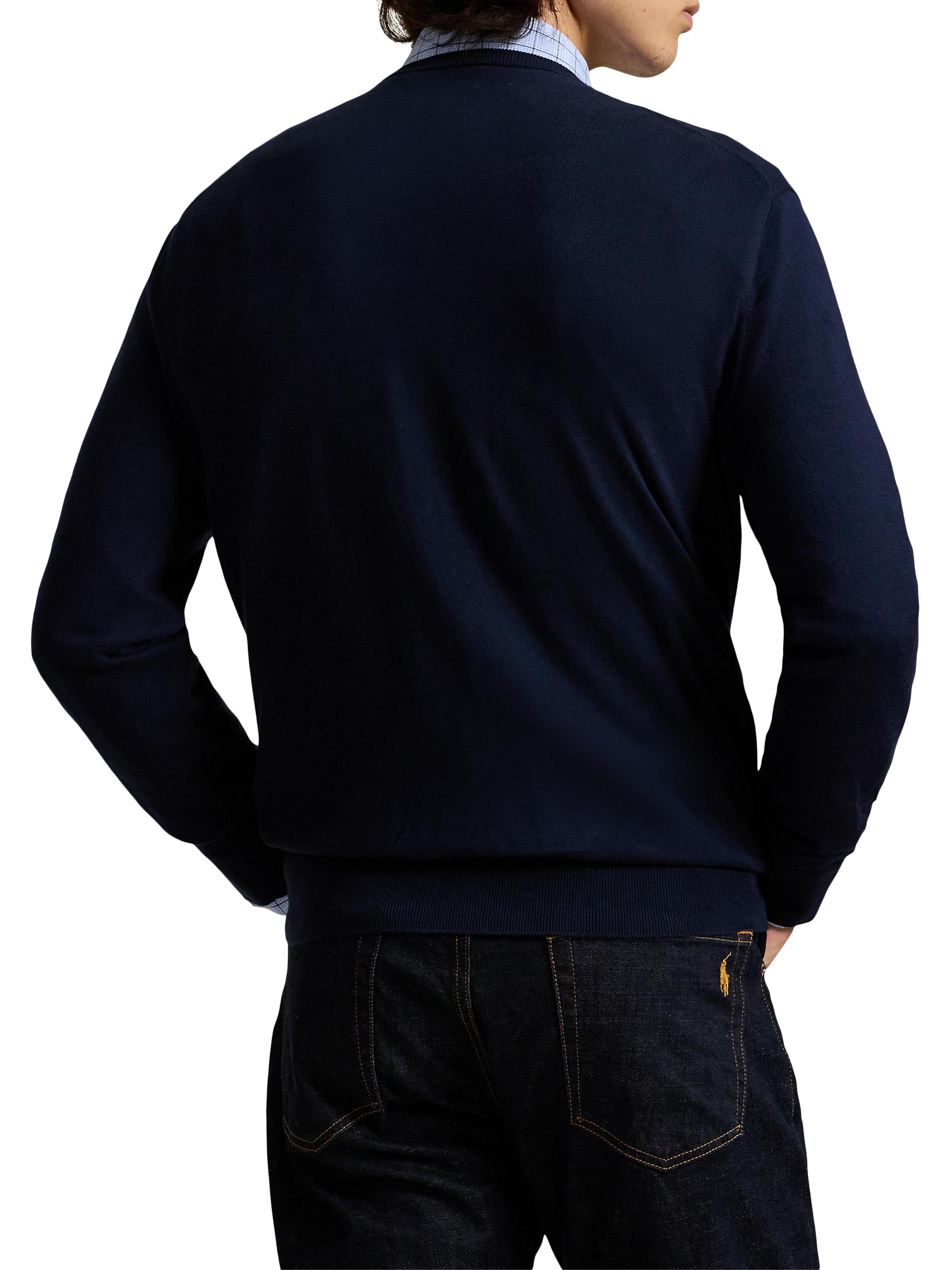 POLO Ralph Lauren Ｖneck sweater  ネイビー 0400022292778_HUNTERNAVY?wid=