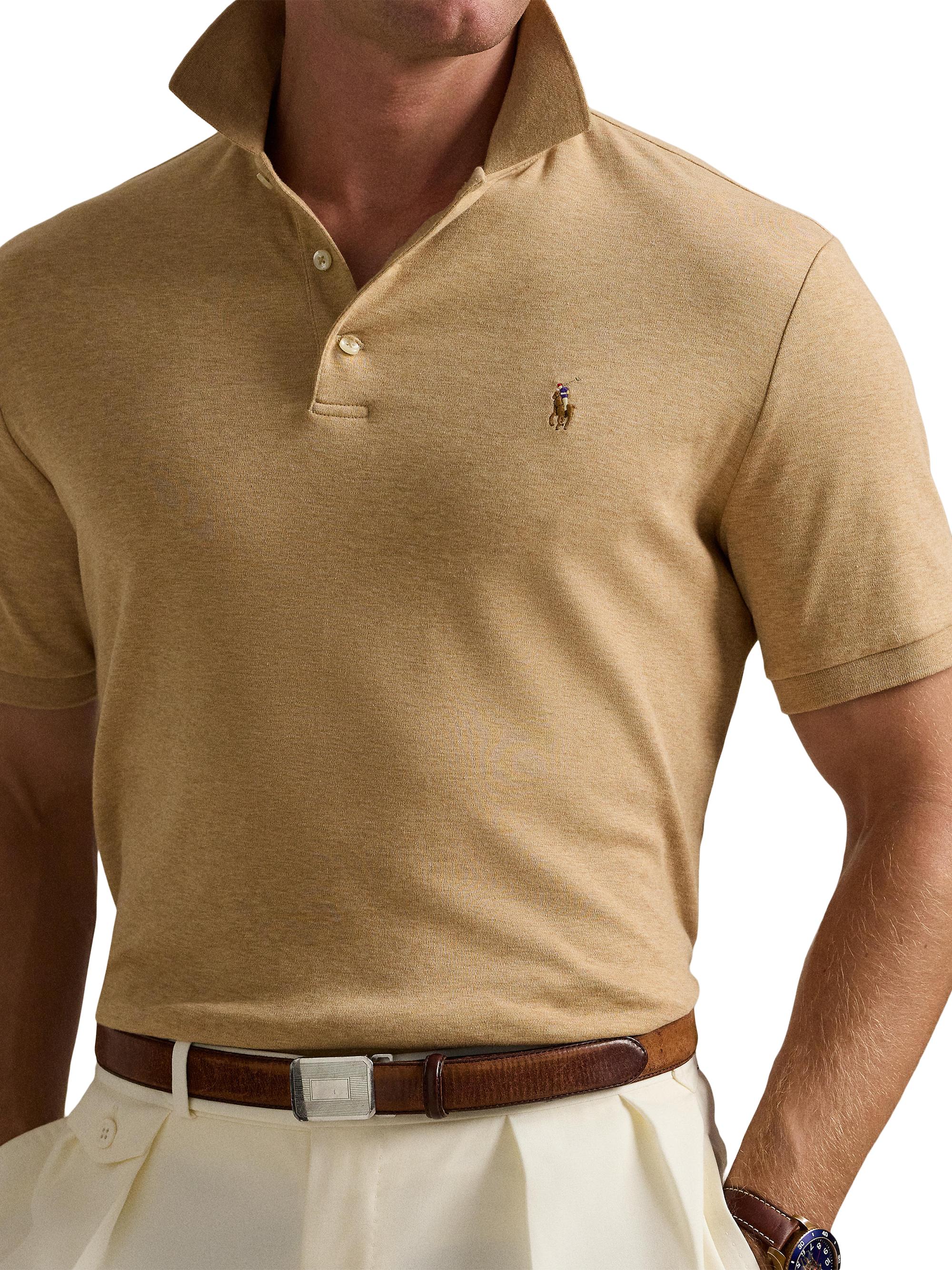 PIMA COTTON KN POLO マスタード Polo Ralph Lauren Classic-Fit Pima Cotton Polo Shirt | Saks Fifth