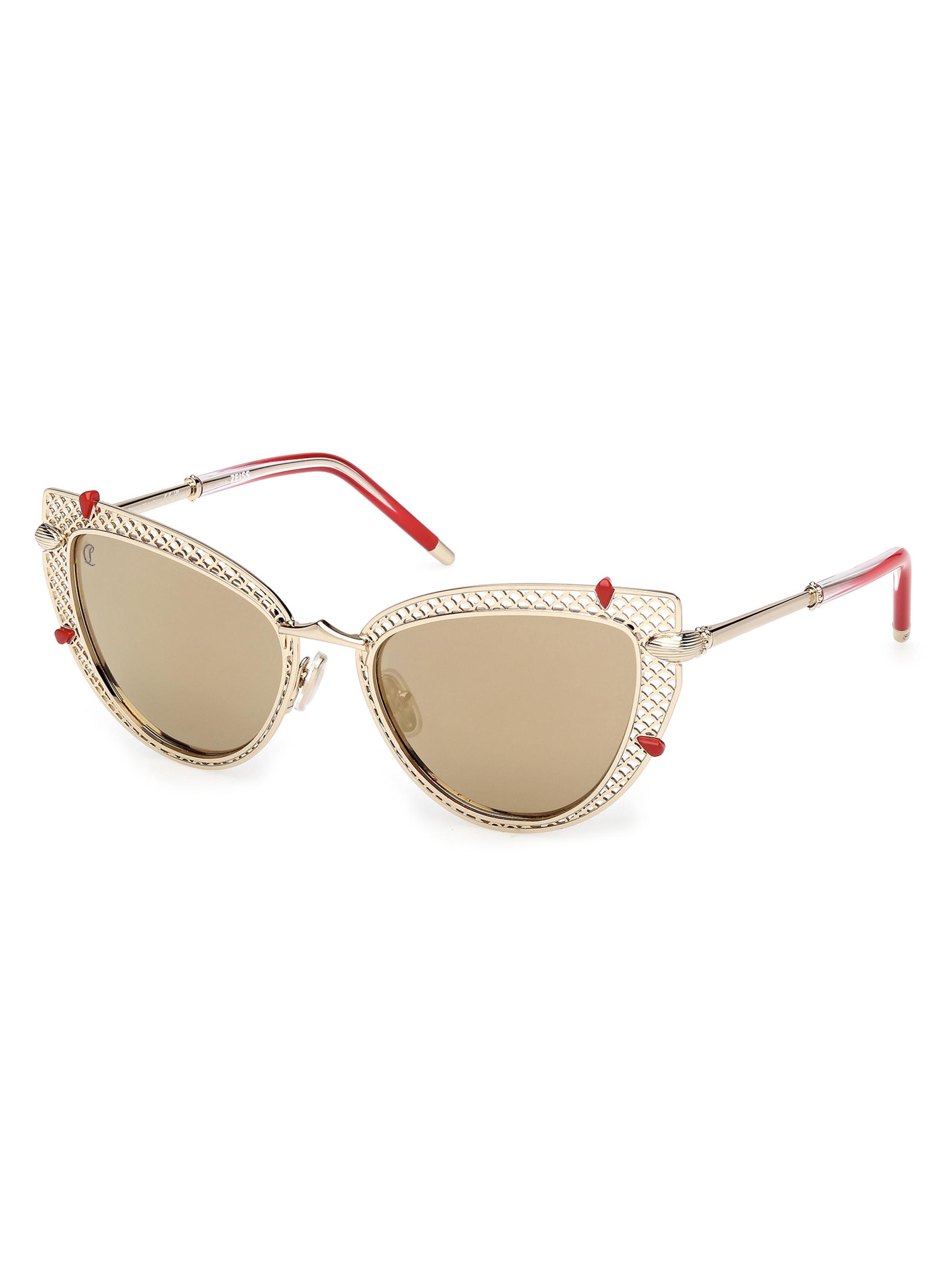 Christian Louboutin Women's 54MM Cat-Eye Sunglasses - Pale Gold