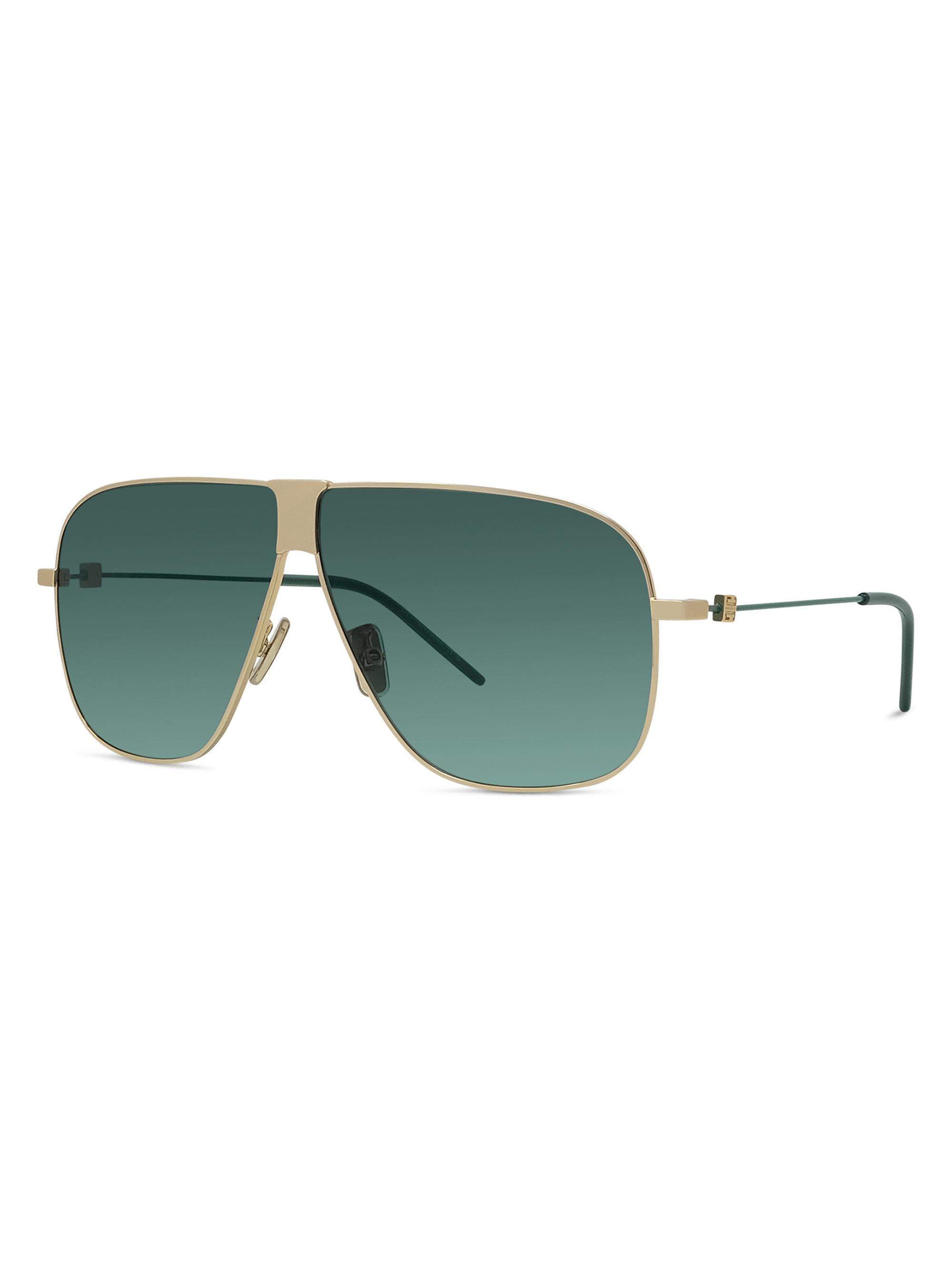 Givenchy Men's GV Speed 64MM Pilot Sunglasses - Gold Green