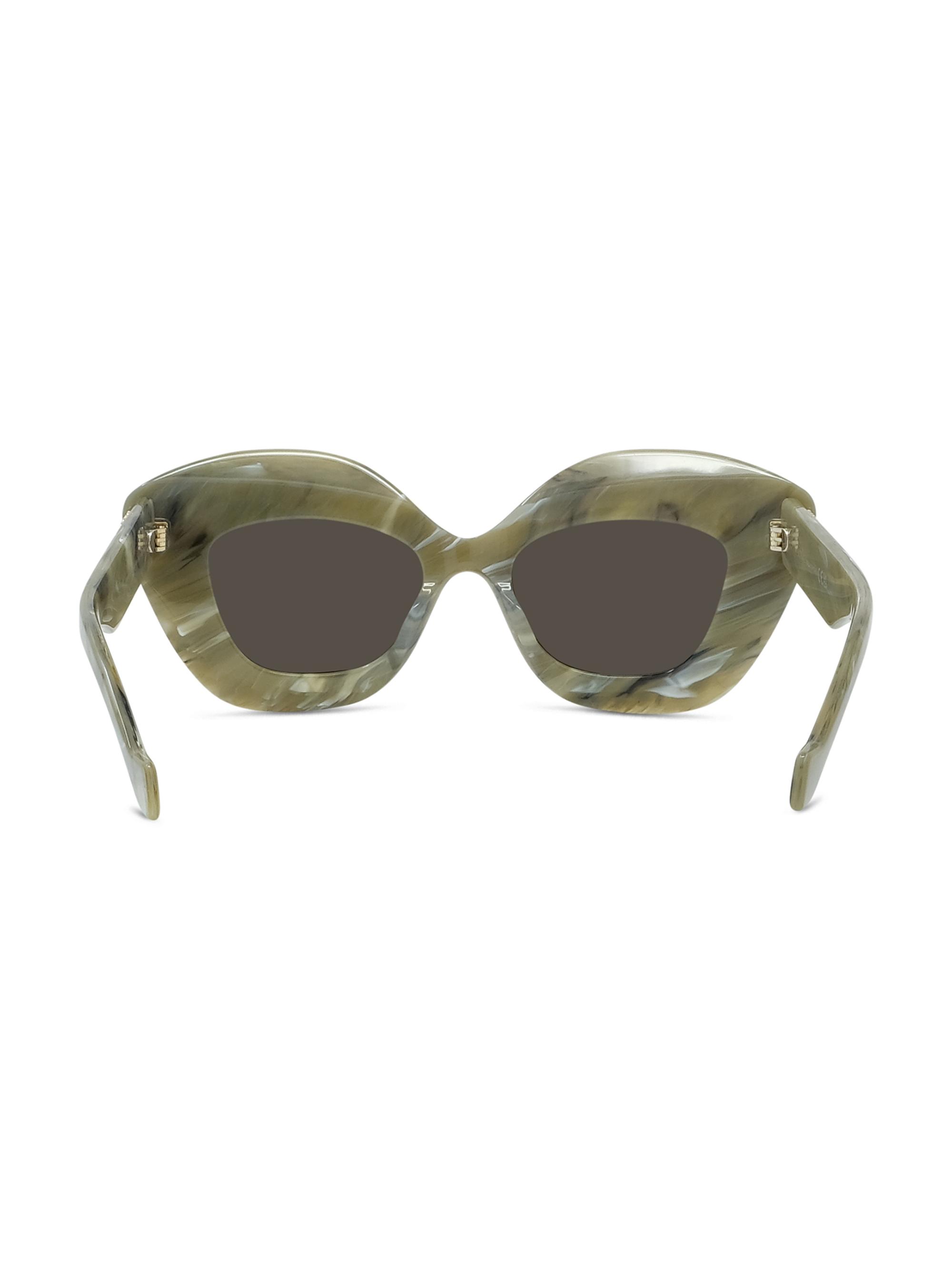 LOEWE Anagram 48MM Cat-Eye Sunglasses | Saks Fifth Avenue
