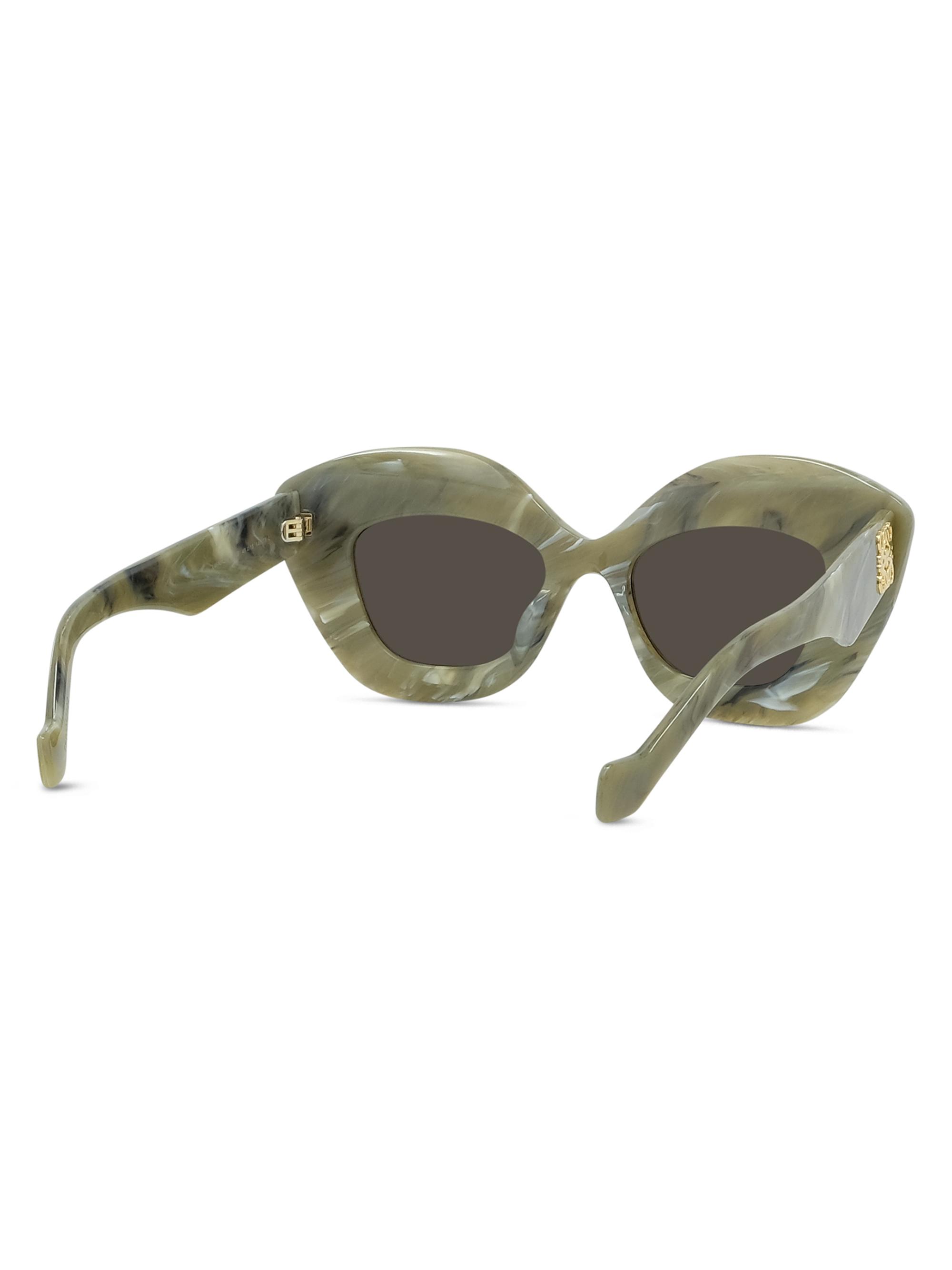 LOEWE Anagram 48MM Cat-Eye Sunglasses | Saks Fifth Avenue display picture 2