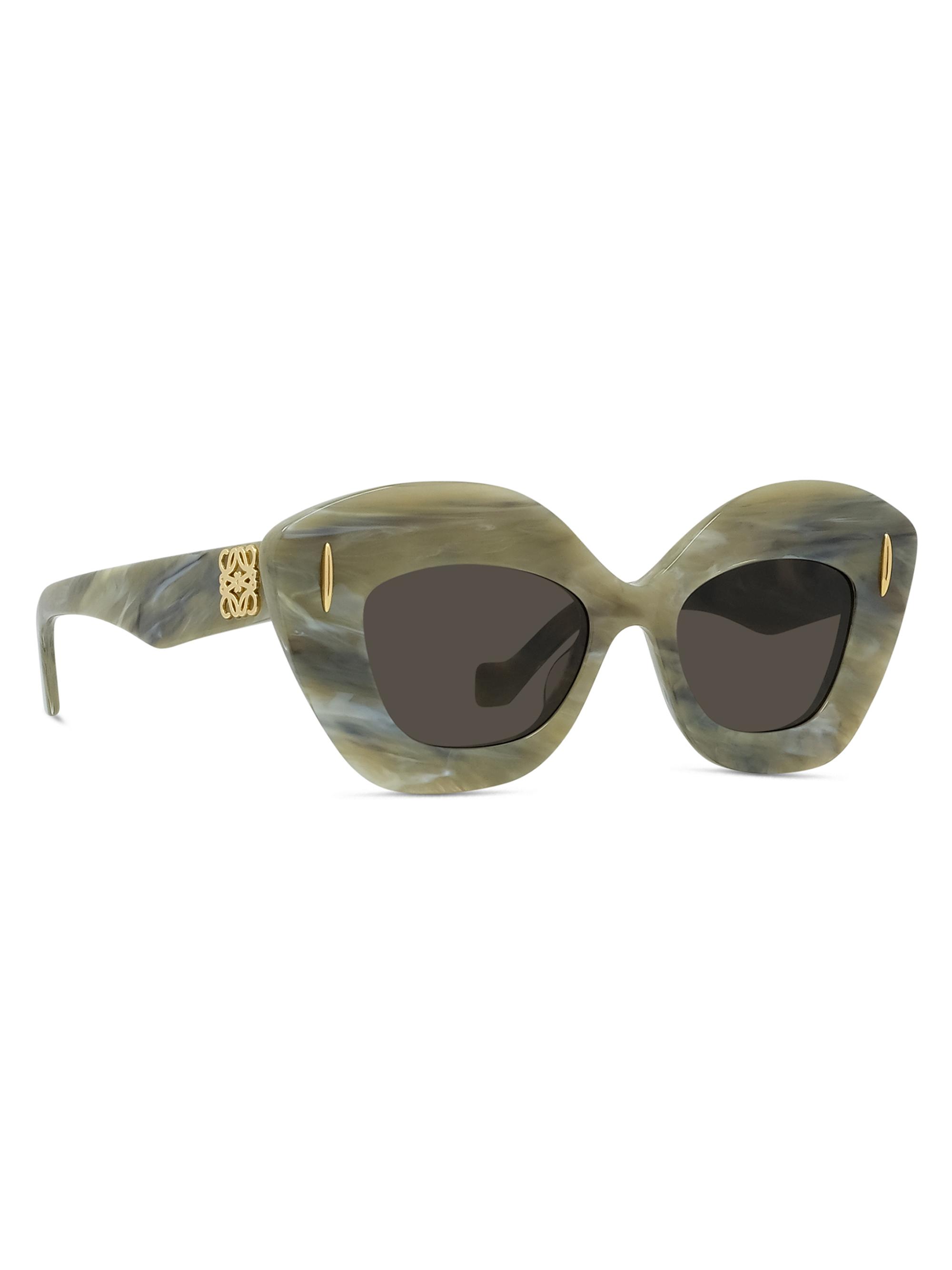 LOEWE Anagram 48MM Cat-Eye Sunglasses | Saks Fifth Avenue