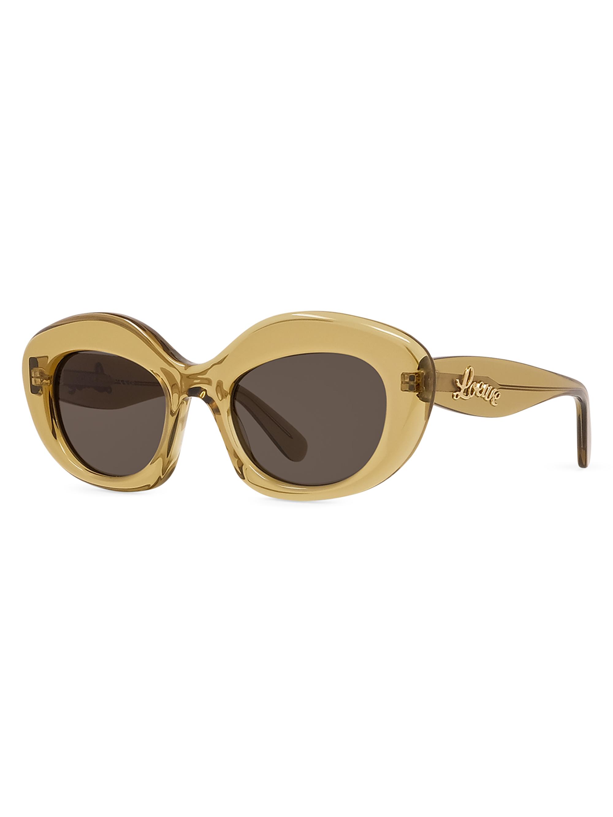 LOEWE Women's Curvy 51MM Cat-Eye Sunglasses - Brown