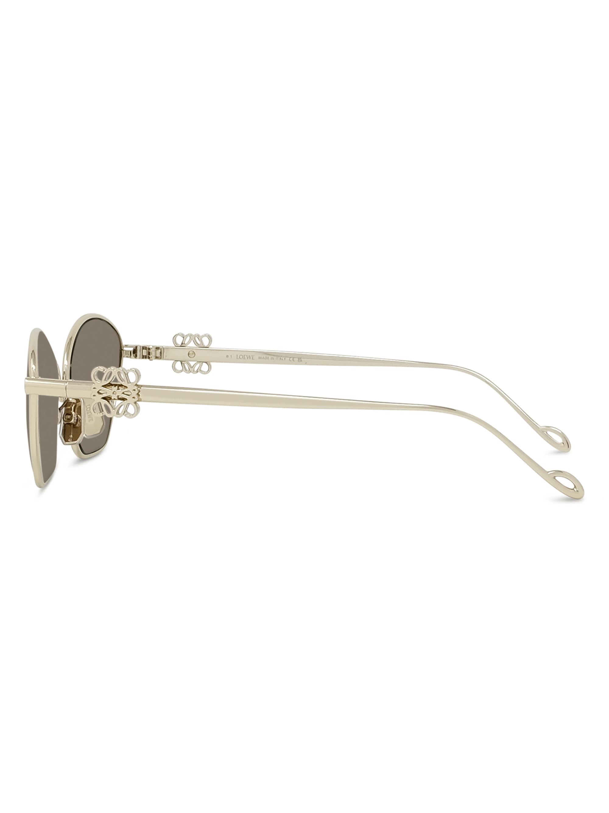 LOEWE Mirrored Anagram 57MM Cat-Eye Sunglasses | Saks Fifth Avenue