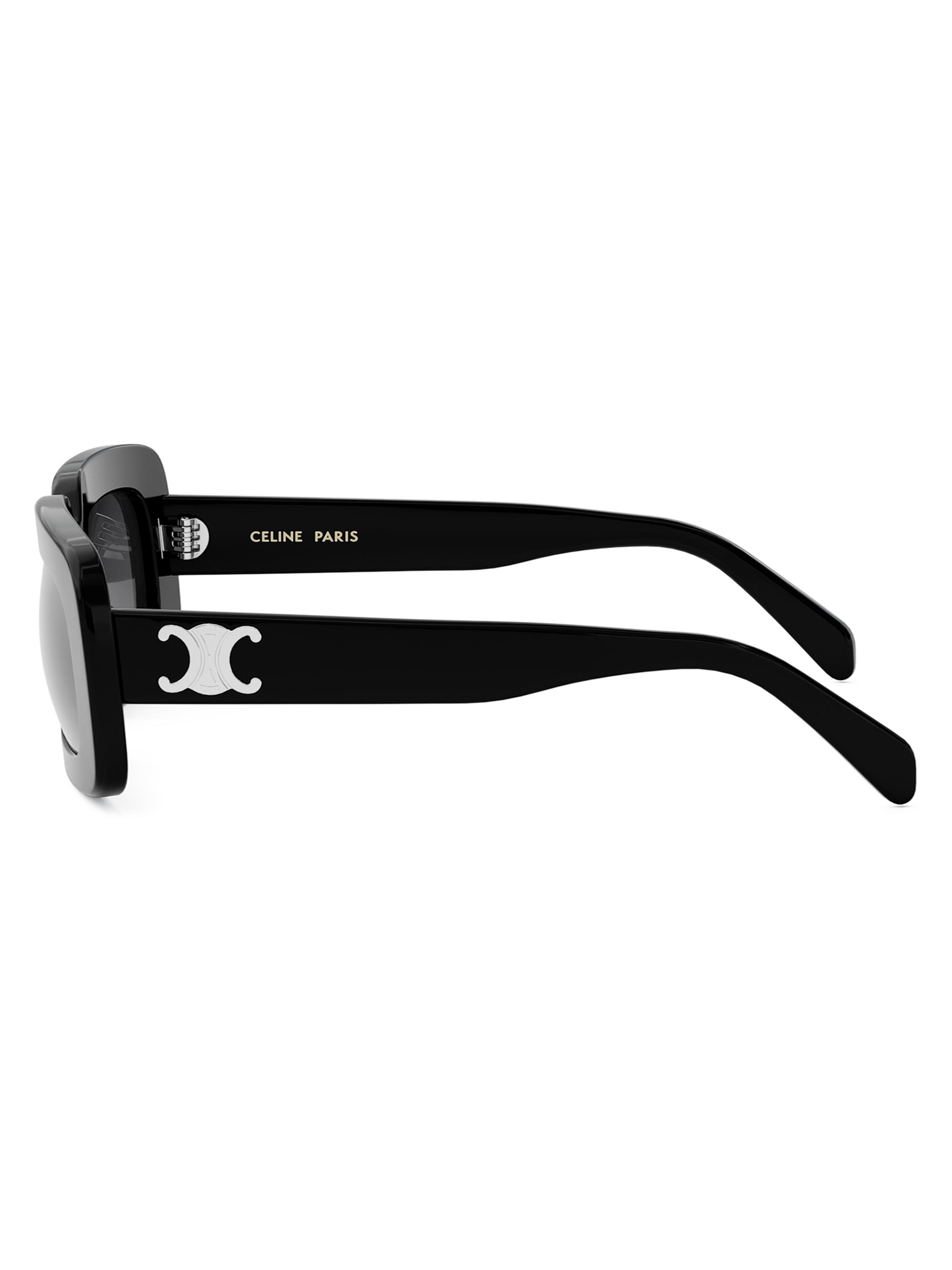 CELINE Triomphe 54mm Rectangular Sunglasses | Saks Fifth Avenue