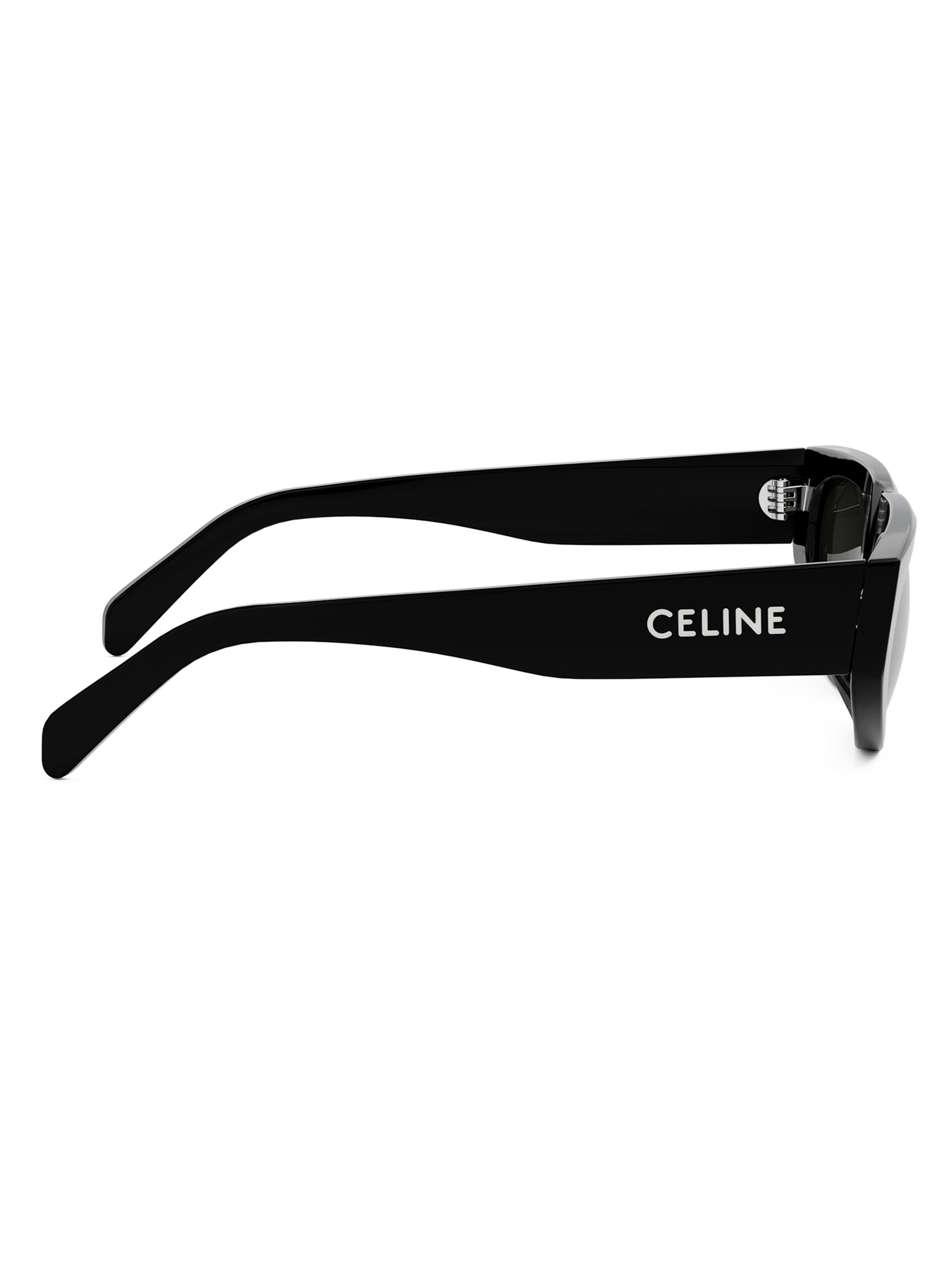 Céline ブラックNOVELTY CELINE Monochroms 55mm Geometric Sunglasses | Saks Fifth Avenue