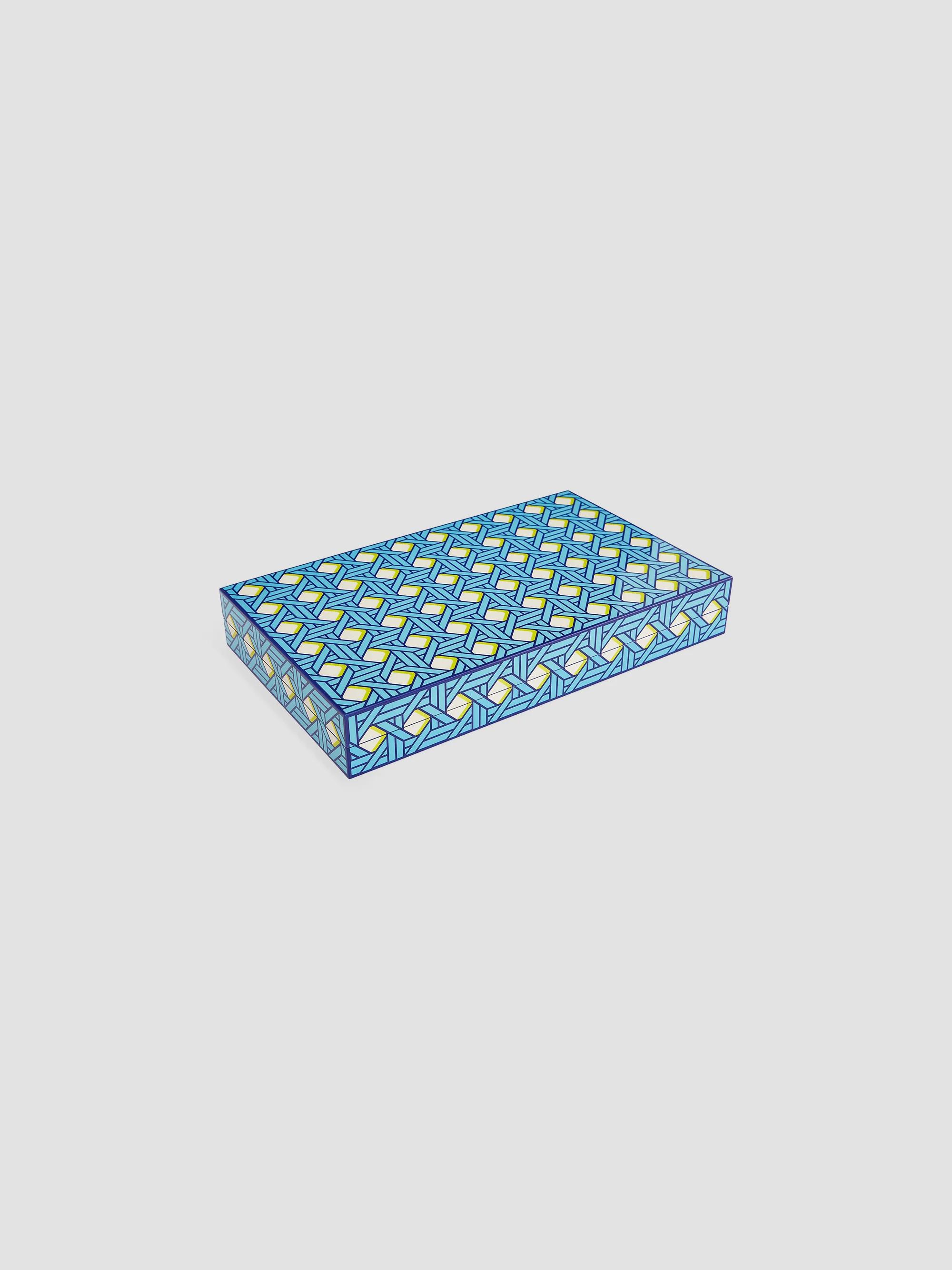 Jonathan Adler Basketweave Lacquer Backgammon Set | Saks Fifth Avenue