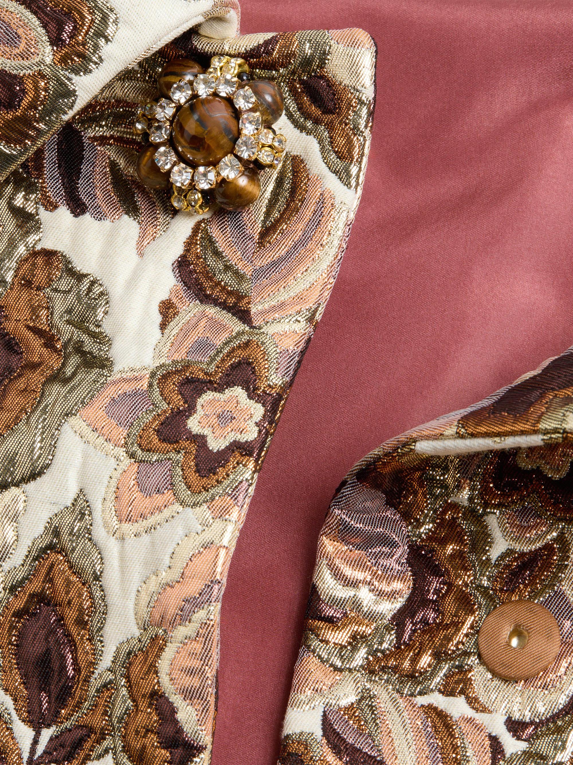 Valentino Garavani Apres L'hiver Matelasse' Rose Lurex Jacket