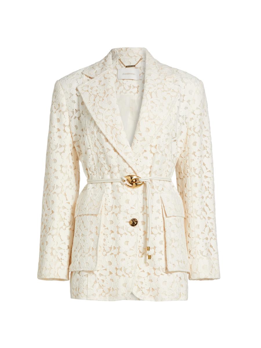 ジャケット ZIMMERMANN Women Jackets 9550JS241IVOBIANCO White 61ia+SHKEmL.jpg