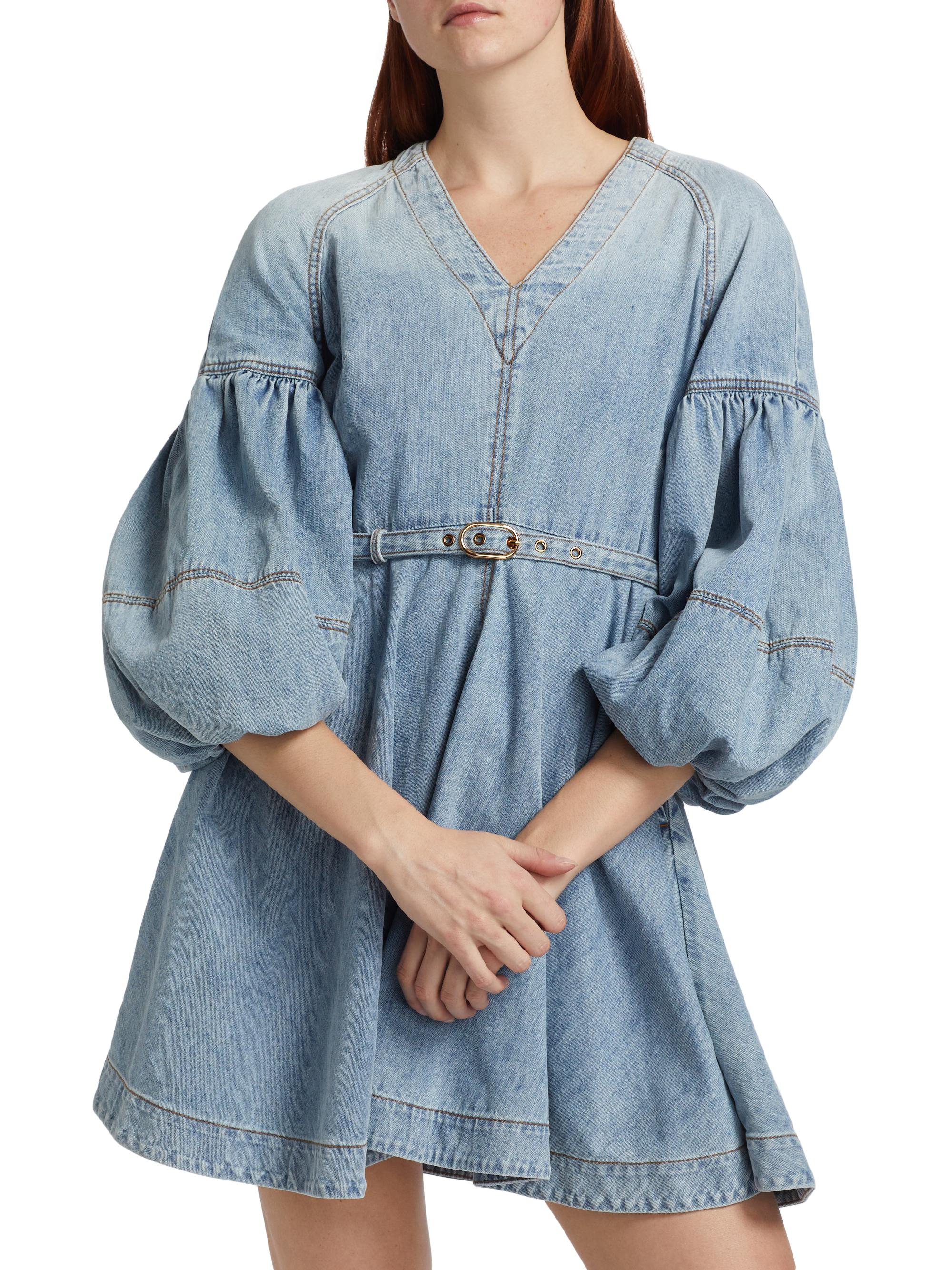 zimmerman dress Serenity Song Babydoll Top In Sky Blue M / Sky Blue