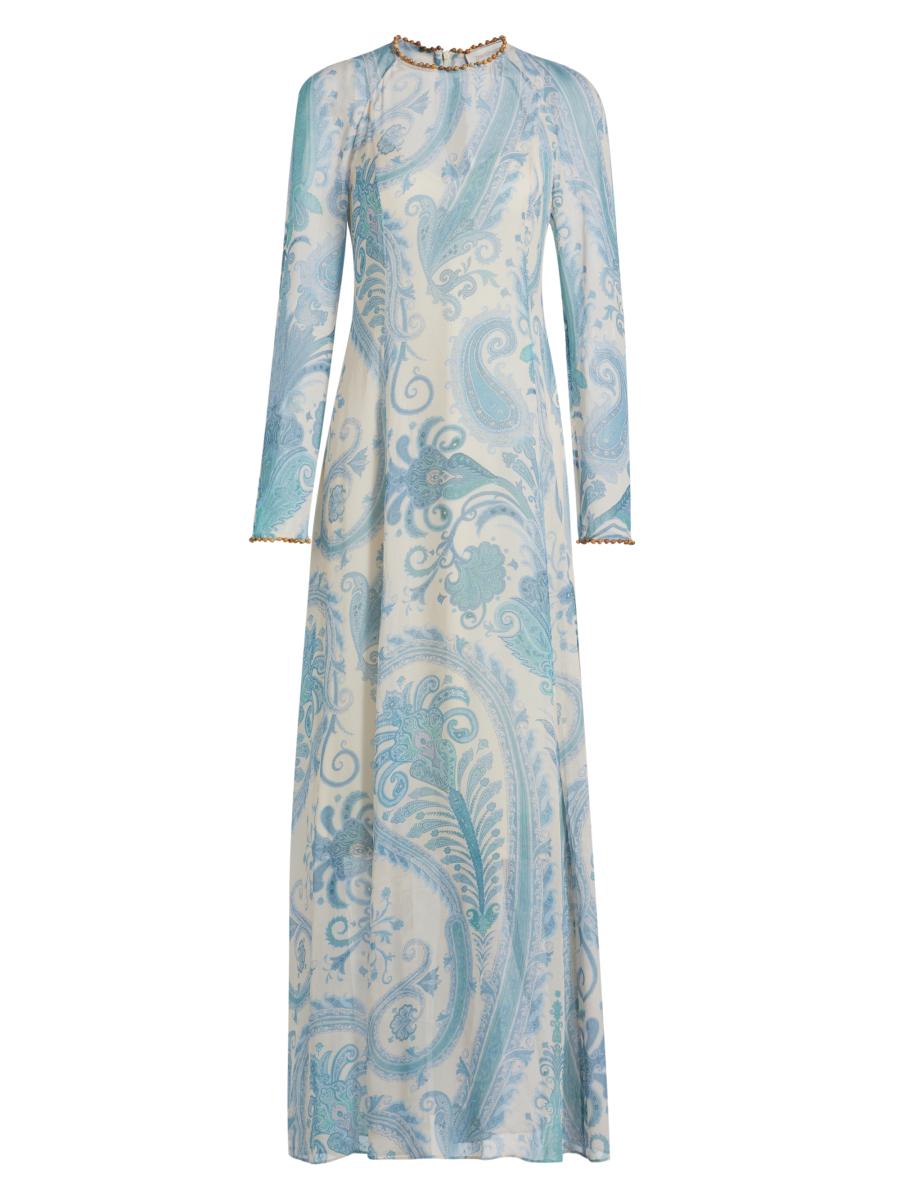 Zimmermann Illuminate Paisley Sheath Maxi Dress | Saks Fifth
