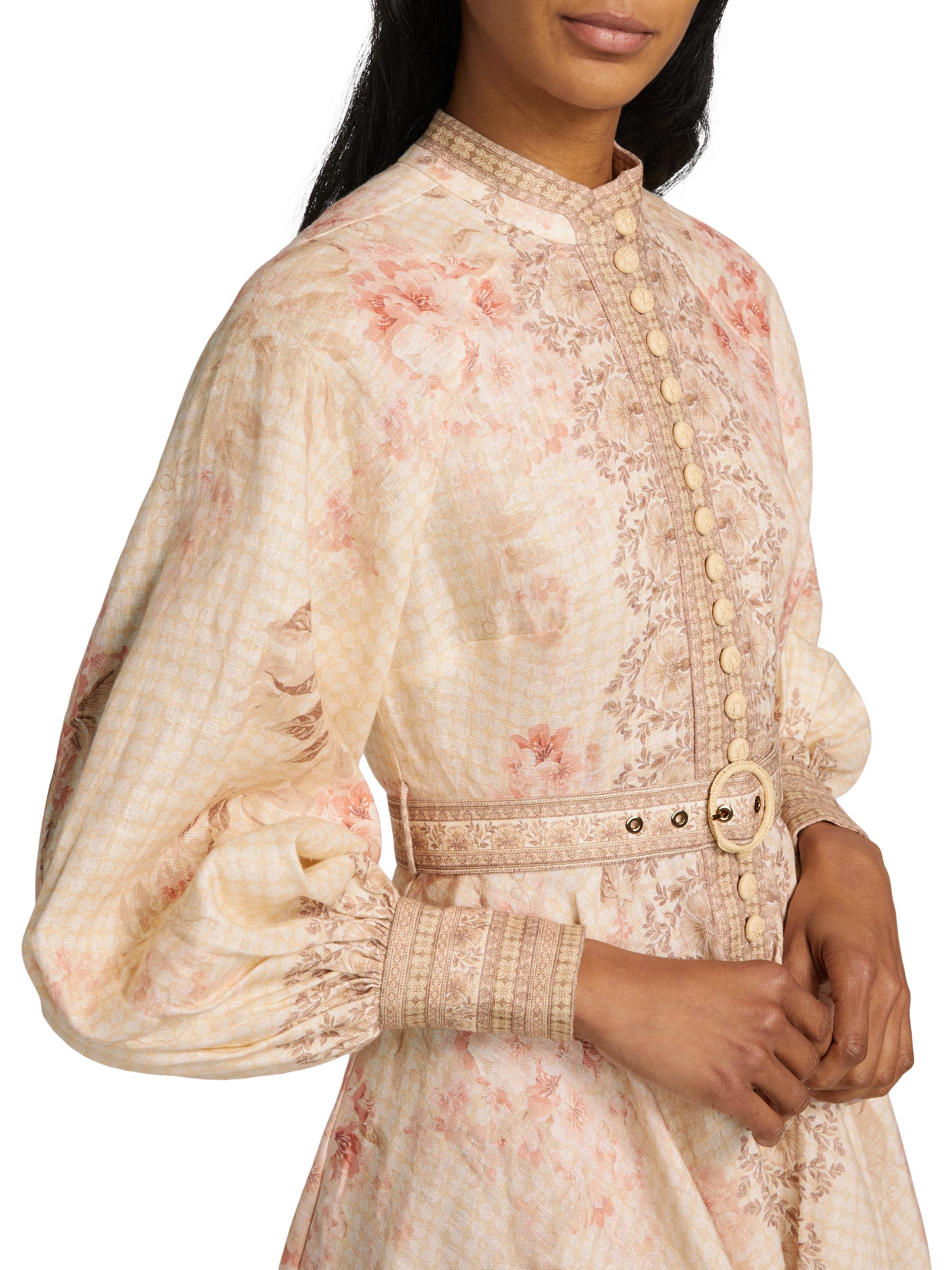 aje pandorea mini dress Pandorea Layered Mini Dress-PASTEL PINK / 4