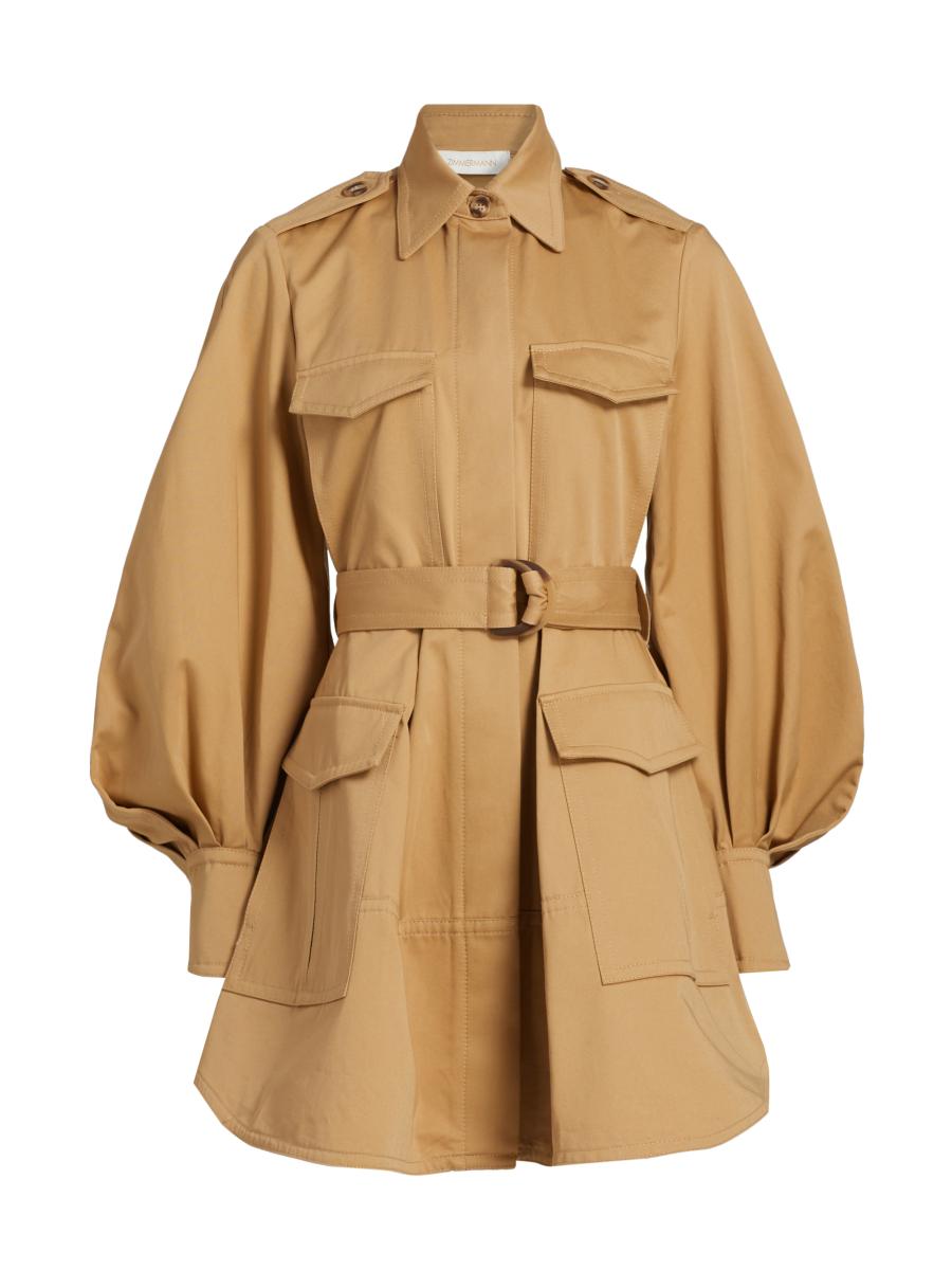 Zimmermann ​Illuminate Cargo Minidress | Saks Fifth Avenue
