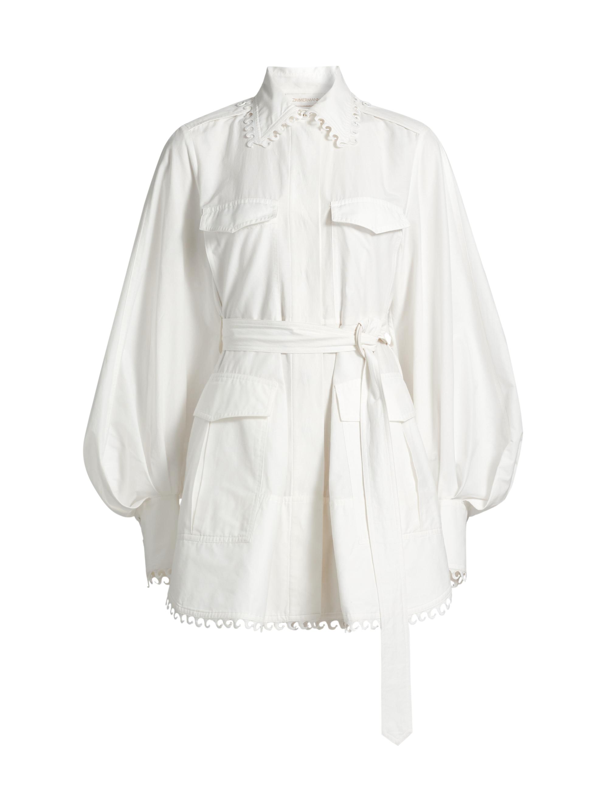 Zimmermann Women's Illuminate Utility Mini Dress -