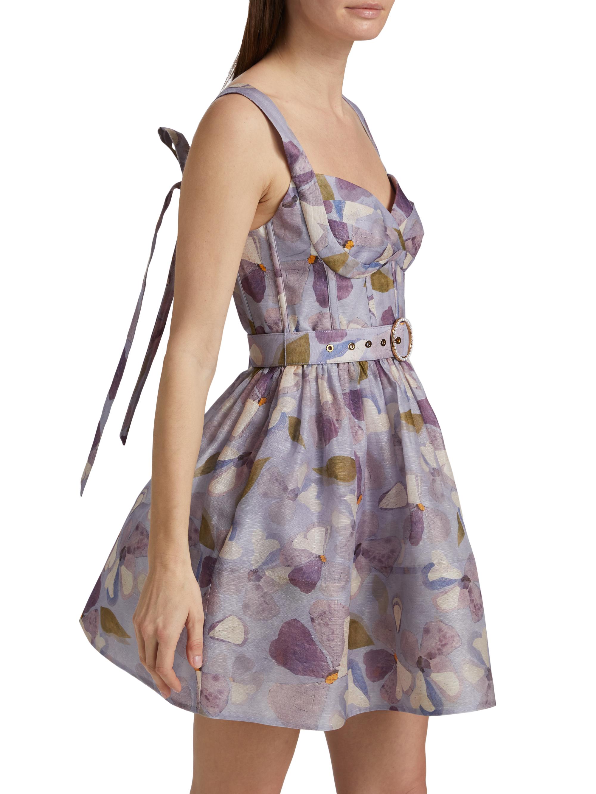 chinese dress ladies Zimmermann Dawning Corset Dress – Lizzie Lend main image 1