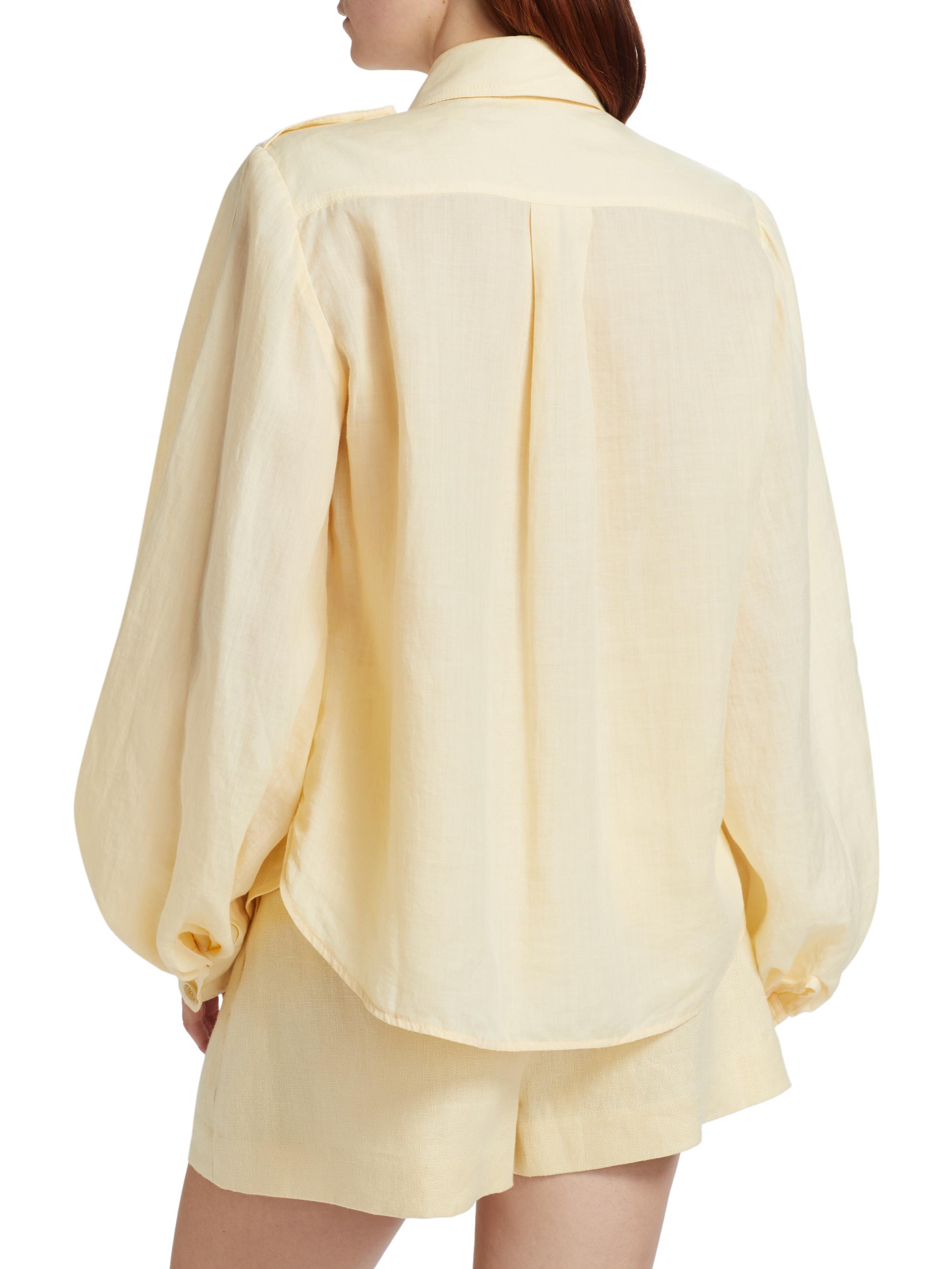 Zimmermann Utility Voluminous Shirt | Saks Fifth Avenue