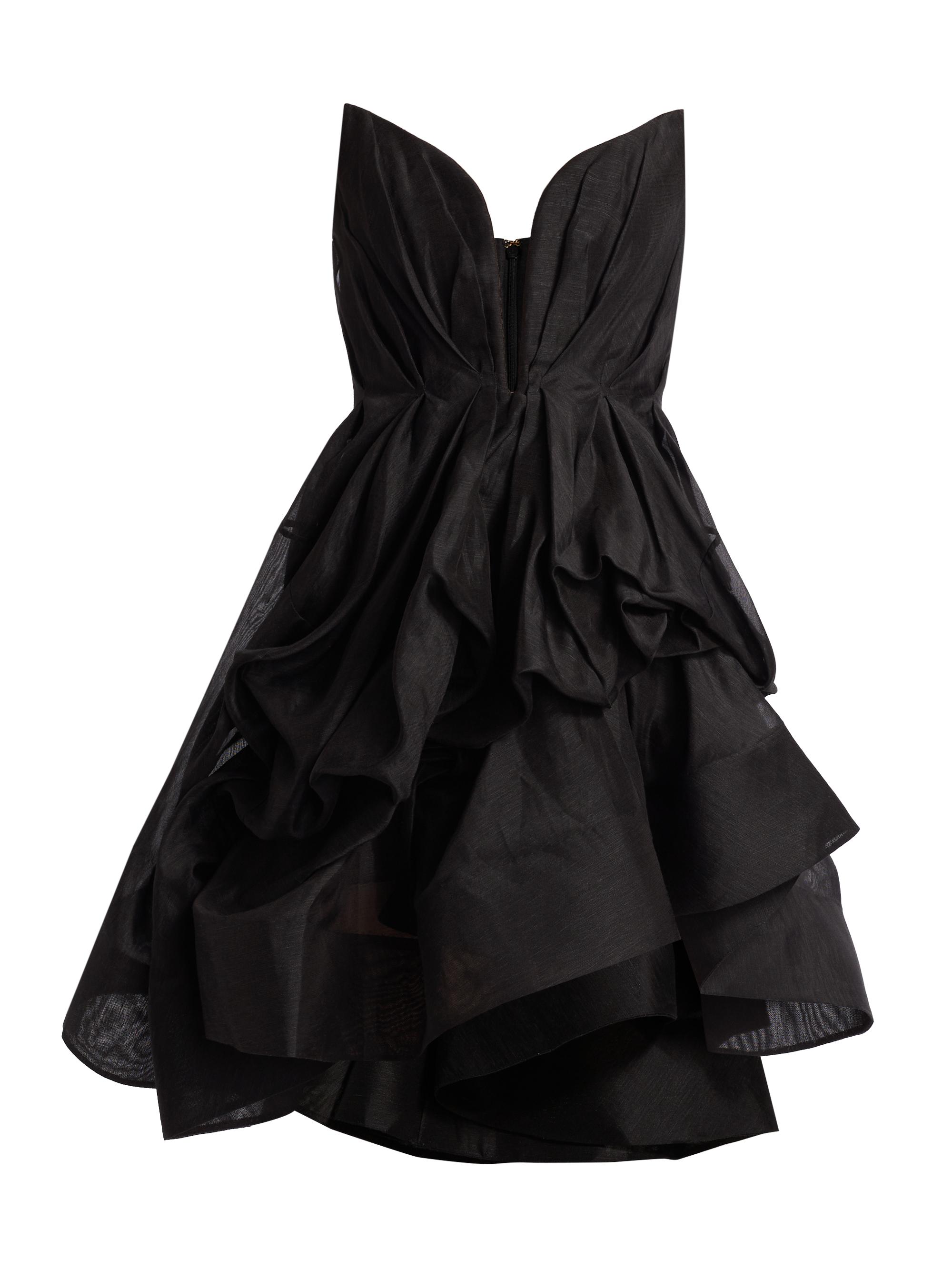 Zimmermann Illuminate Linen-Silk Fit & Flare Minidress | Saks