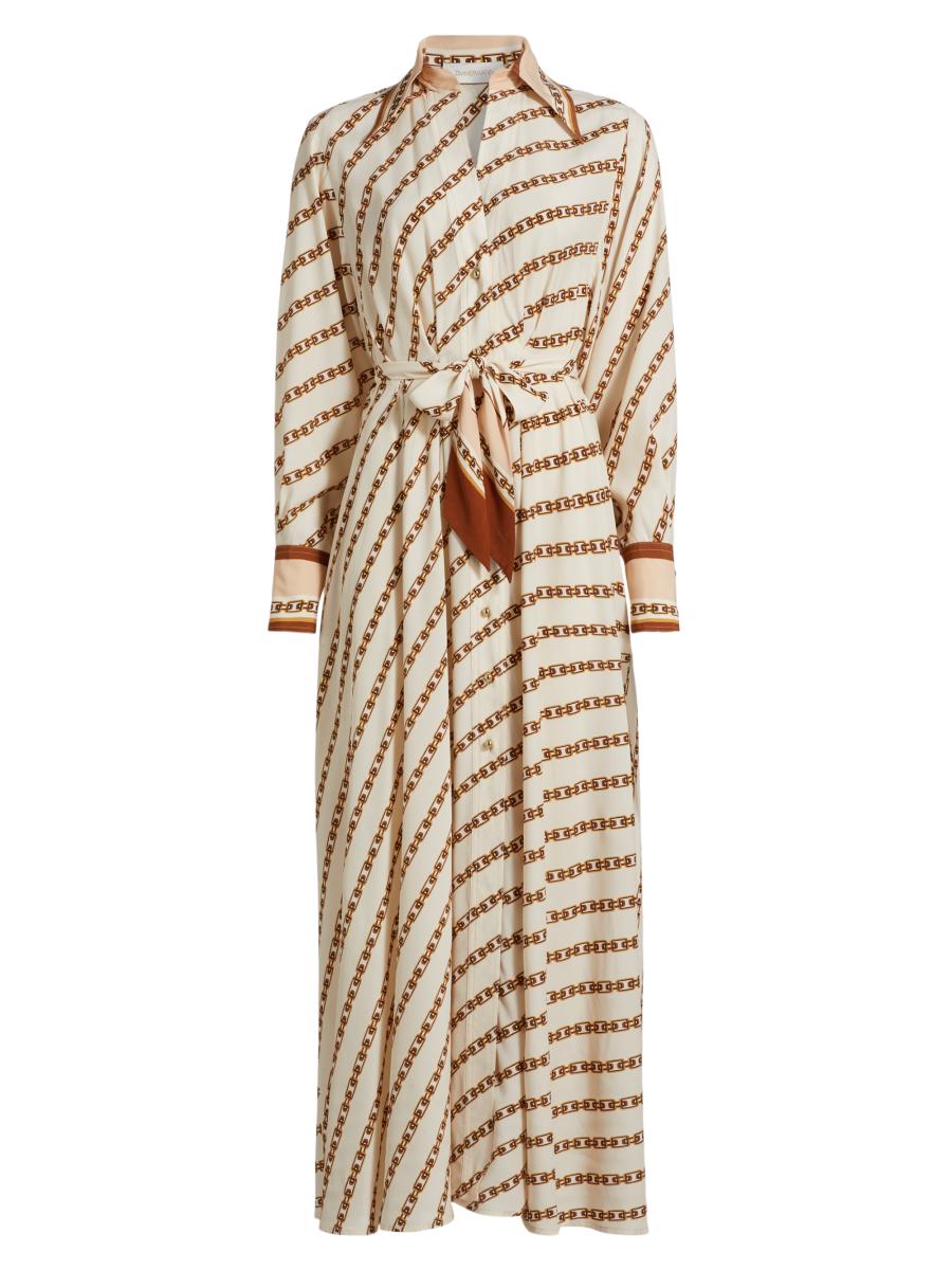 Zimmermann Tuck Midi-Shirtdress | Saks Fifth Avenue