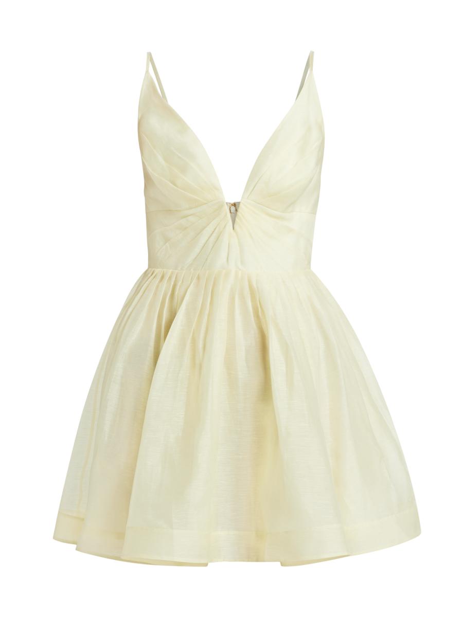 ワンピース ZIMMERMANN DRAWN ILLUMINATE MINI DRESS 0400022294257_DANCINGFLORAL?