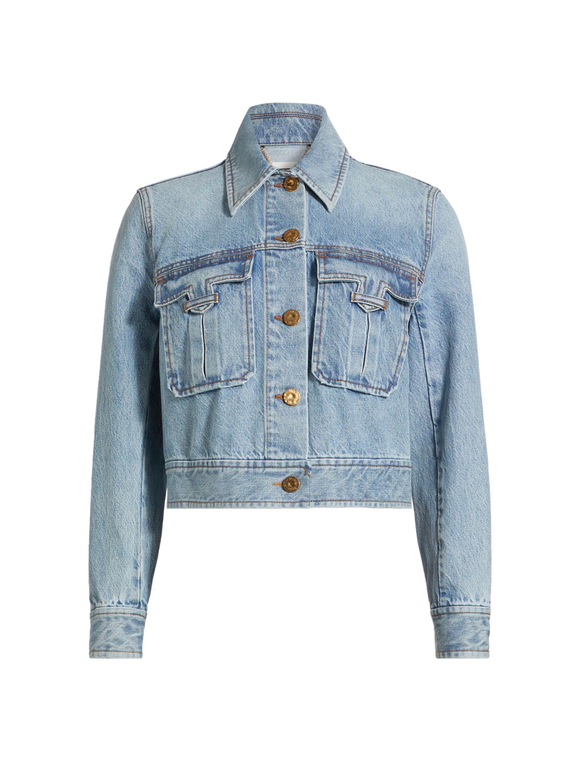 新品　MAISON MARBLE Tulle Denim Jacket Tulle Denim Jacket – MAISON MARBLE