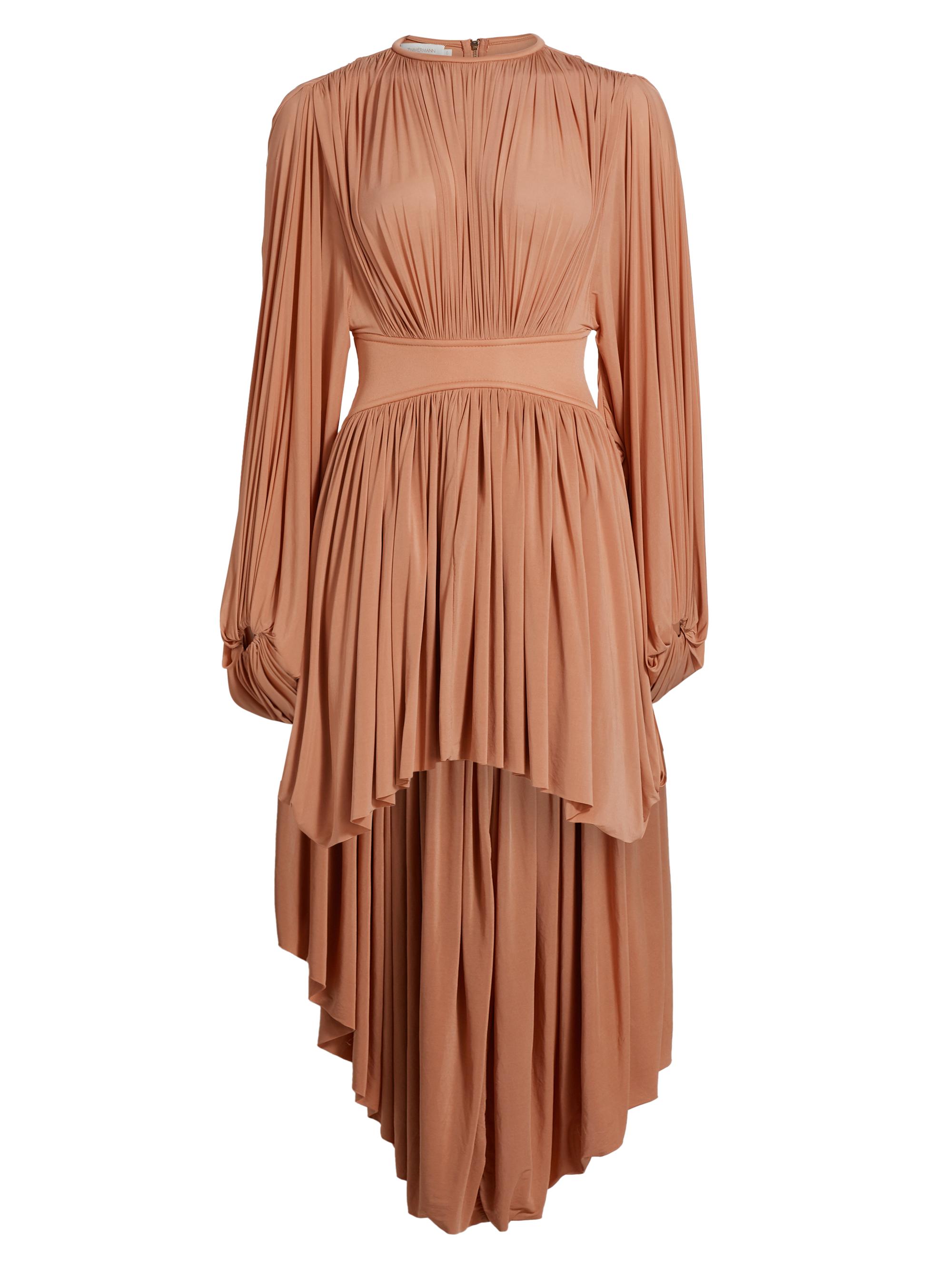 【新品未使用タグ付き】Amboise Gathered Flare Dress 0400022293982_LIPSTICK?wid=830