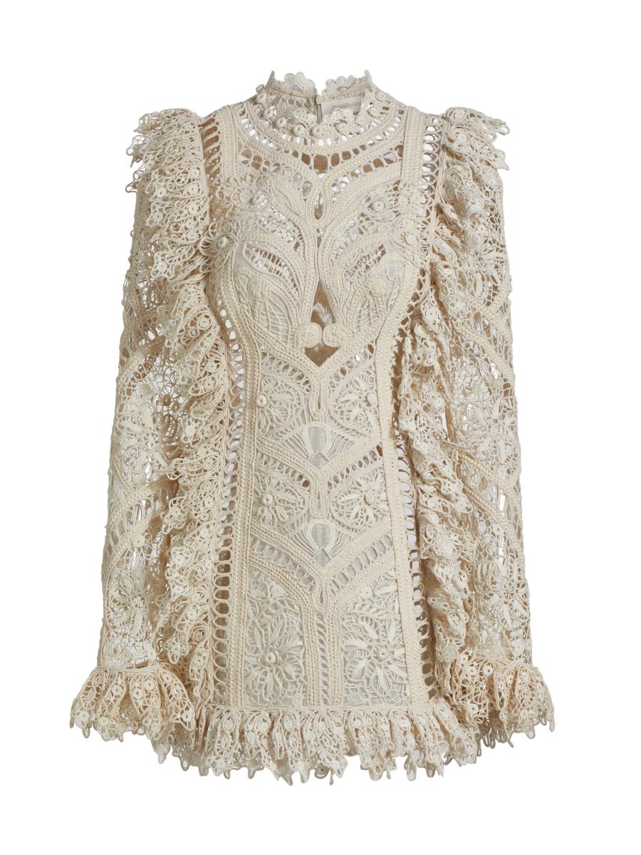 【Zimmermann】Floral lace cotton minidress Zimmermann Floral lace cotton minidress Zimmermann