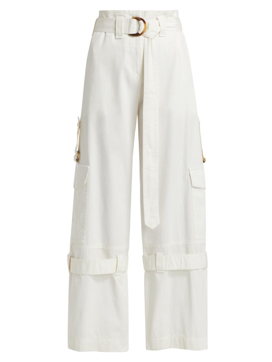 【送料&関税込】Khaite Gari White Cotton Pants Gari Pant – KHAITE