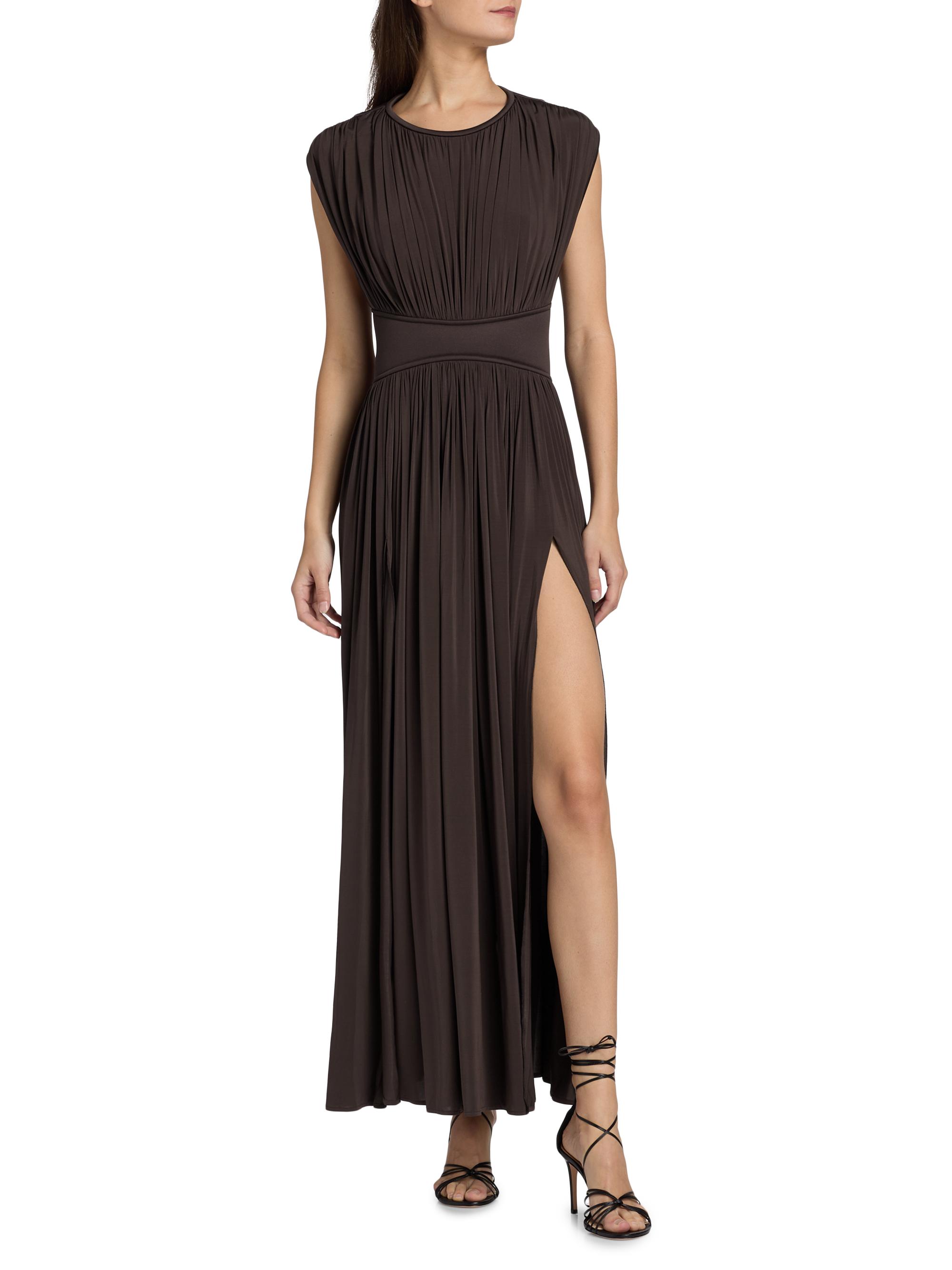 chinese dress ladies Necropolis Sheer Column Maxi Dress